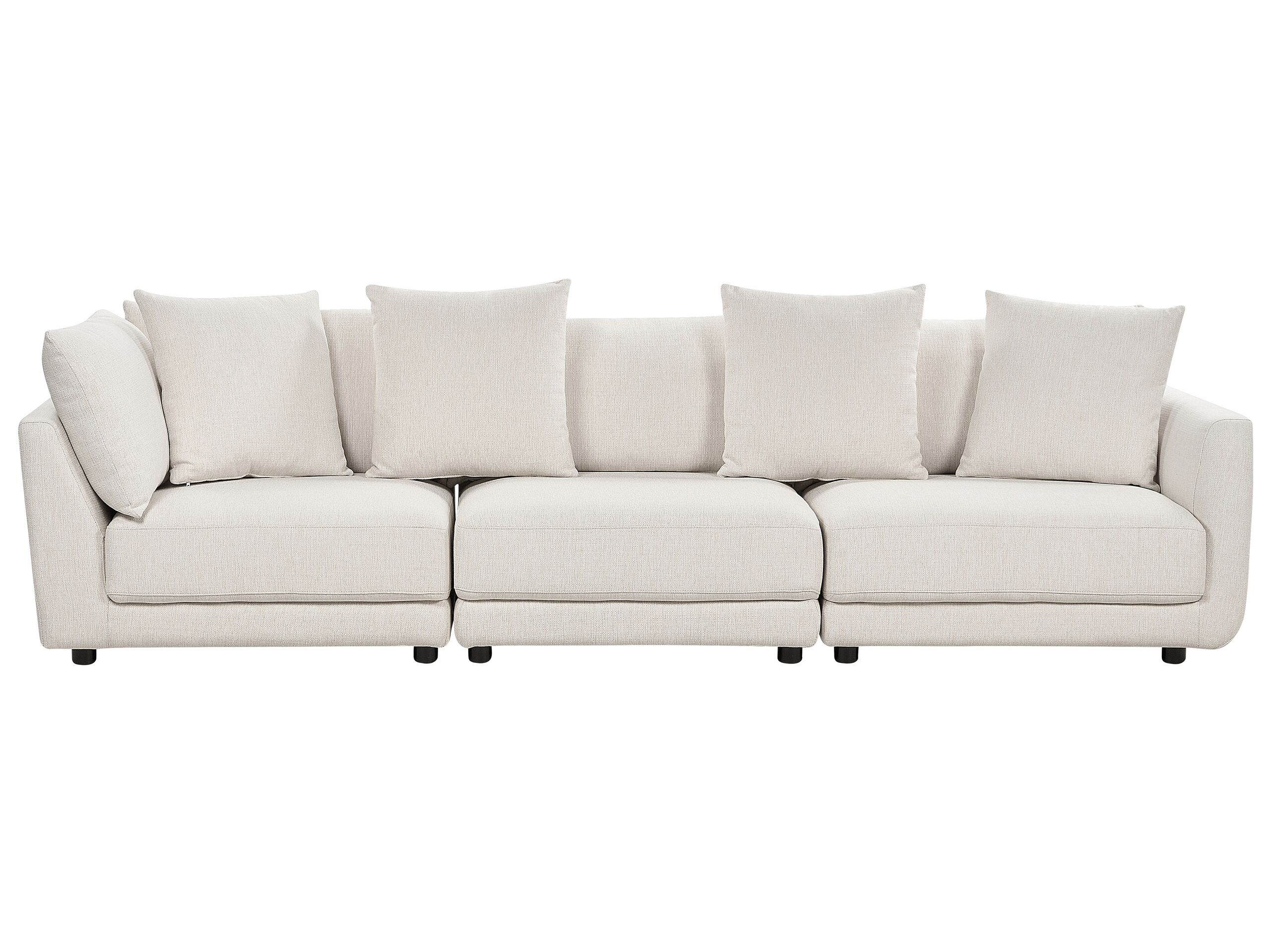 3 Seater Fabric Sofa Off-White SIGTUNA - Gemini Interiors