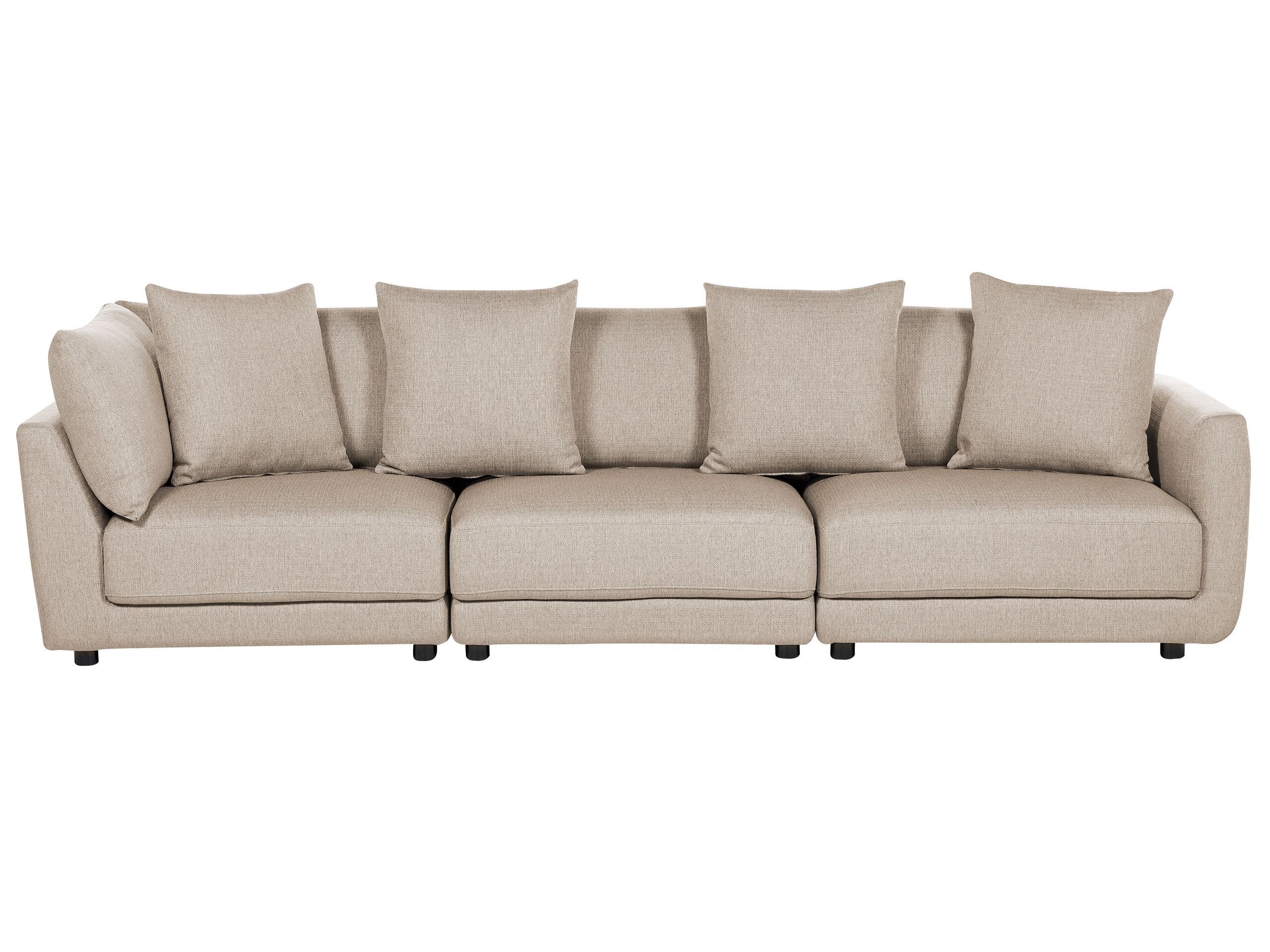 3 Seater Fabric Sofa Beige SIGTUNA - Gemini Interiors