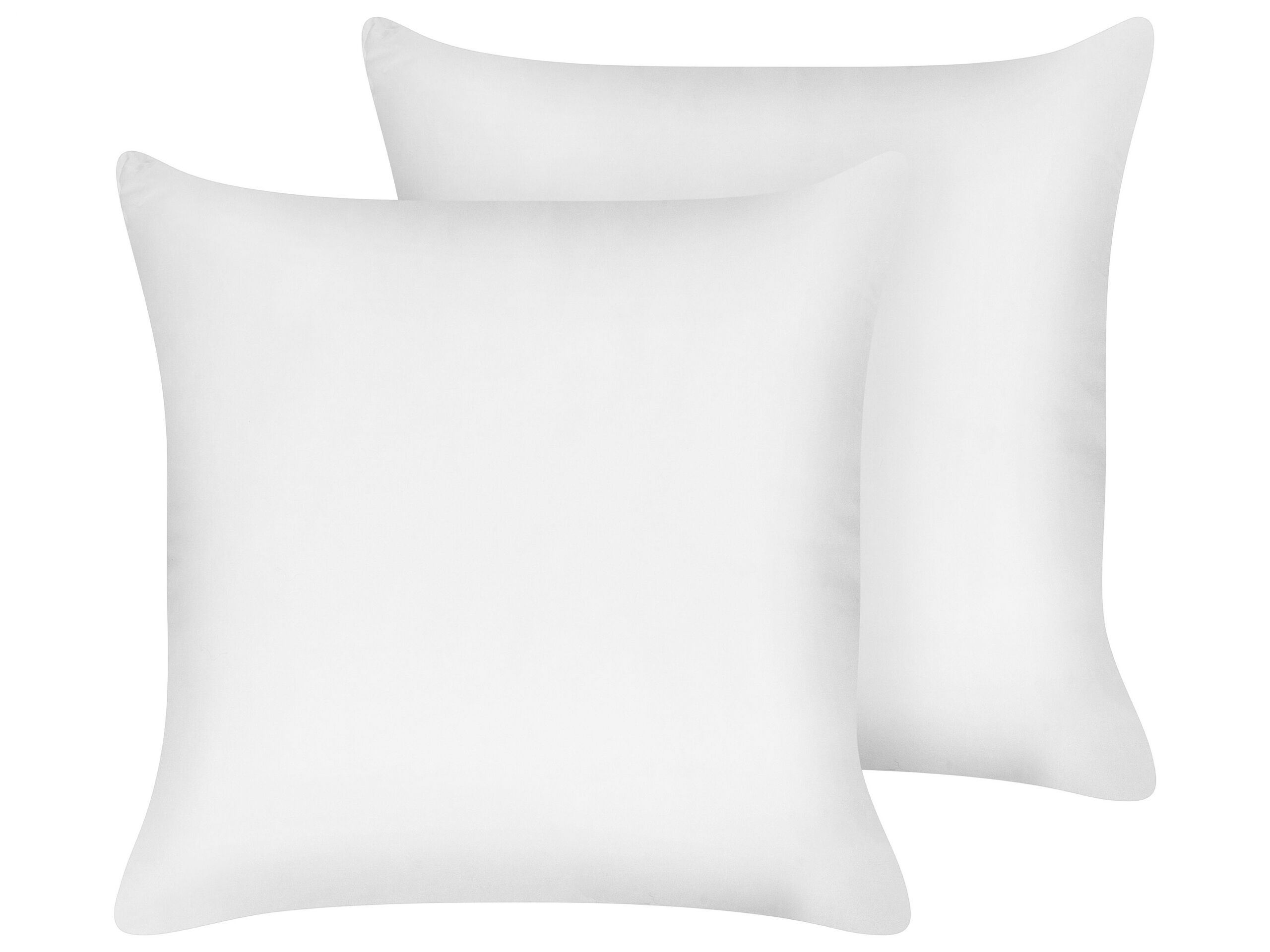 Set of Polyester Bed Low Profile Pillow 80 x 80 cm TRIGLAV - Gemini Interiors