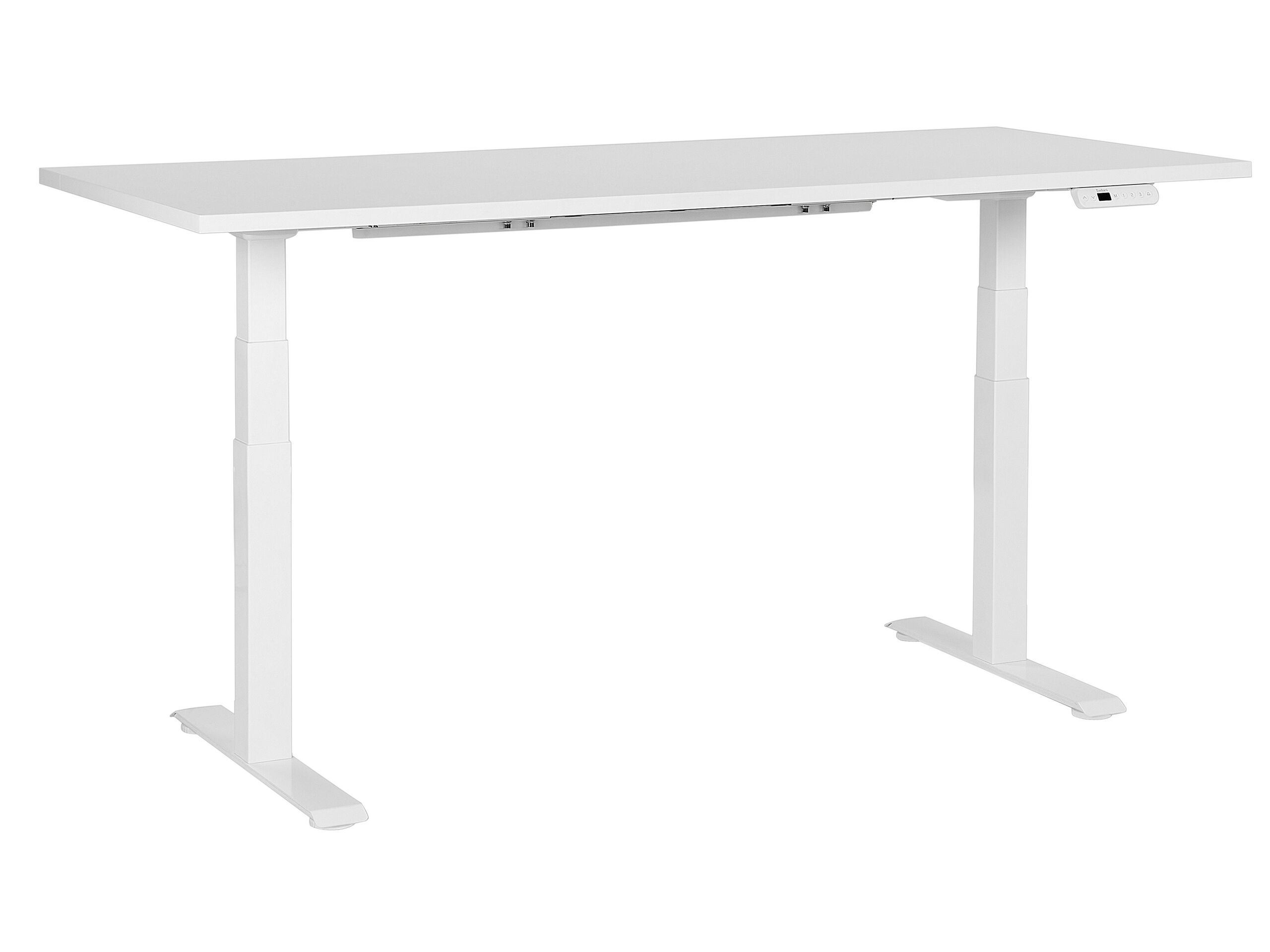 Electric Adjustable Standing Desk 180 x 80 cm White DESTINES - Gemini Interiors