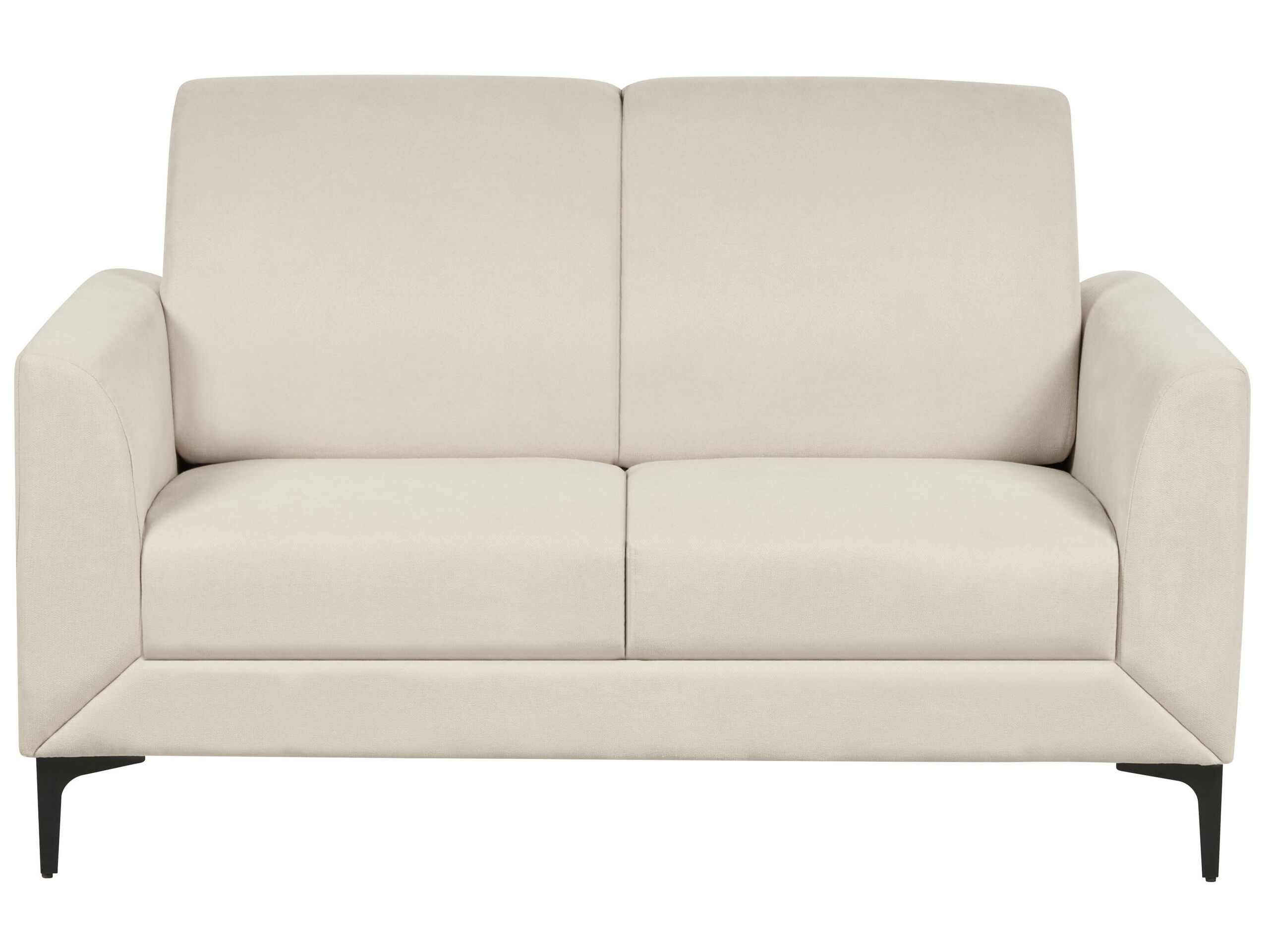 2 Seater Fabric Sofa Beige FENES - Gemini Interiors