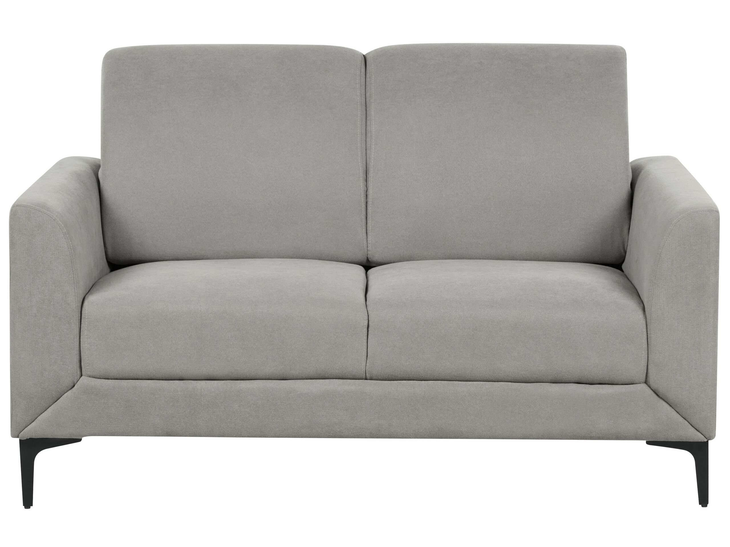 2 Seater Fabric Sofa Grey FENES - Gemini Interiors