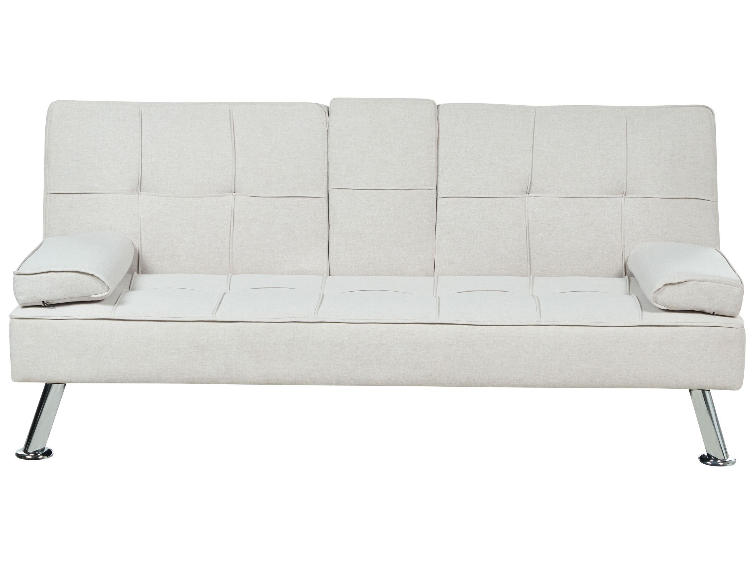 Fabric Sofa Bed Beige ROXEN - Gemini Interiors
