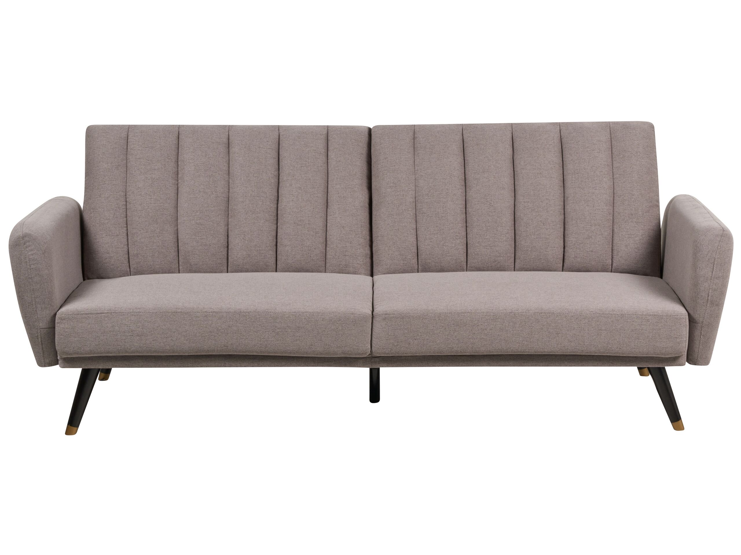 Fabric Sofa Bed Light Brown VIMMERBY - Gemini Interiors