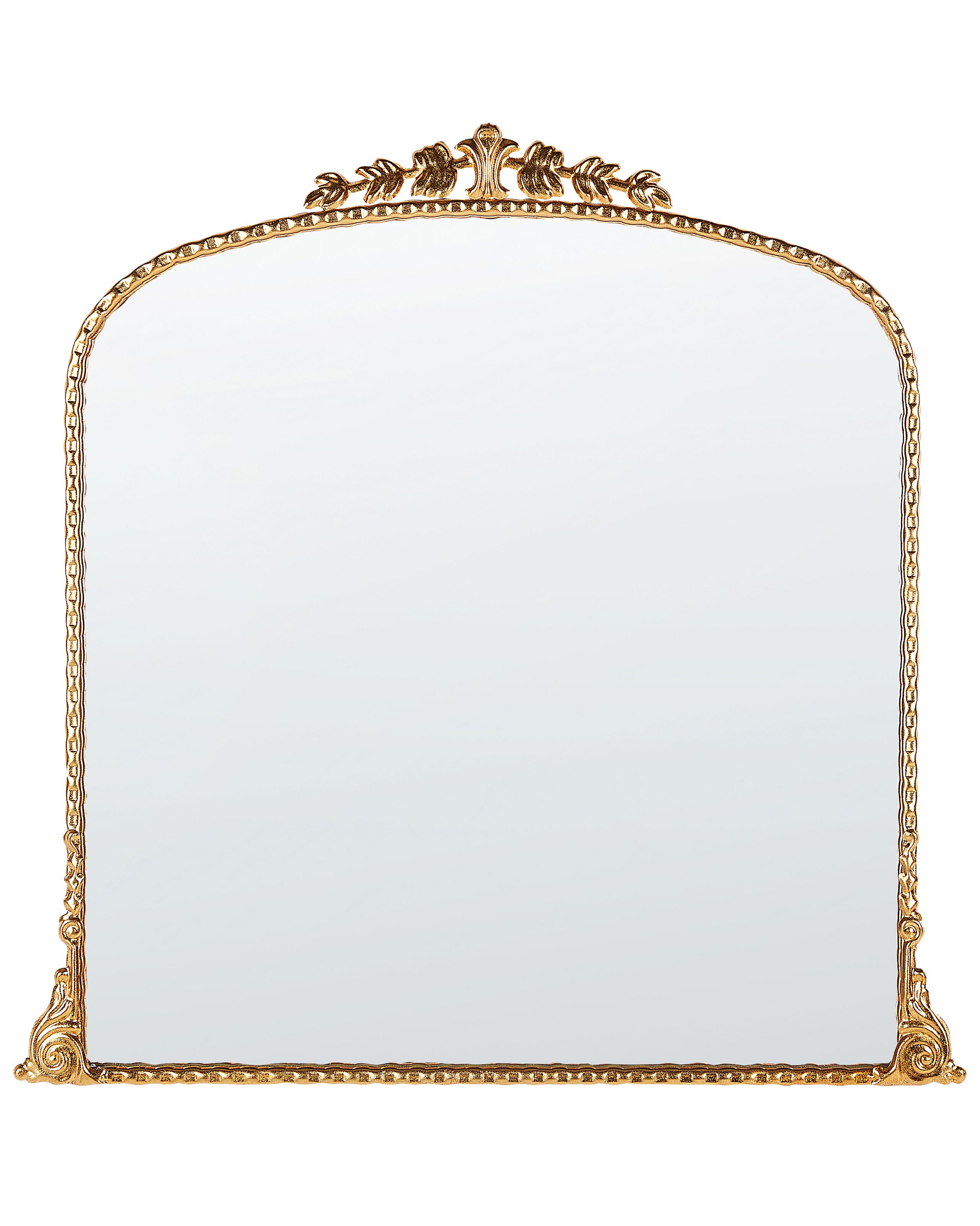 Metal Wall Mirror 71x71cm Gold - Gemini Interiors