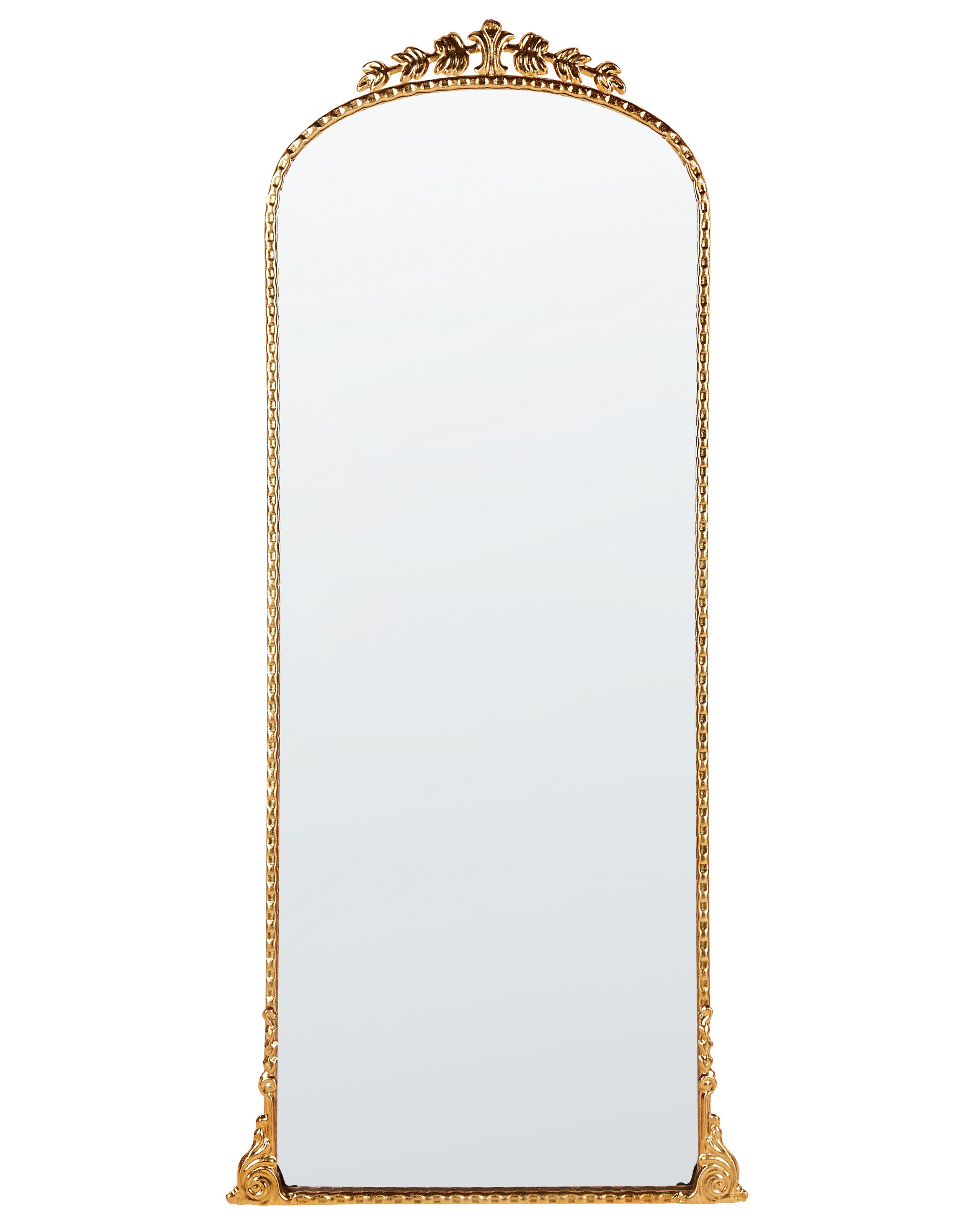 Metal Wall Mirror 51x114cm Gold - Gemini Interiors