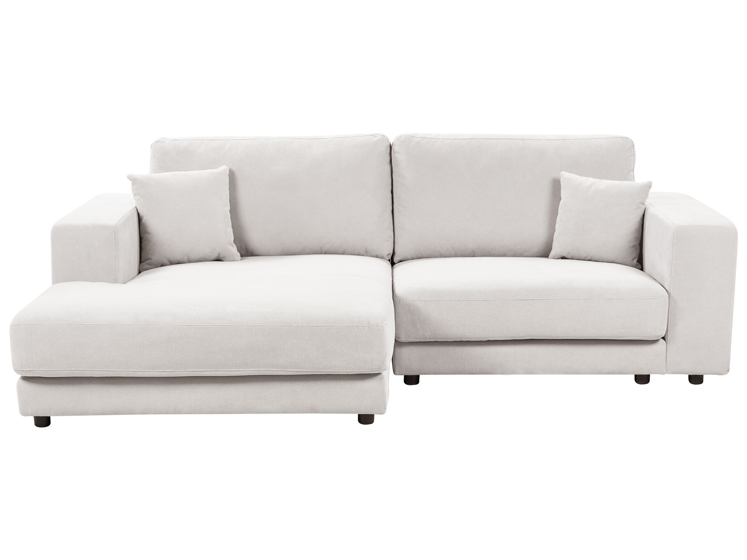 Right Hand 3 Seater Corner Sofa White LOFOTEN - Gemini Interiors
