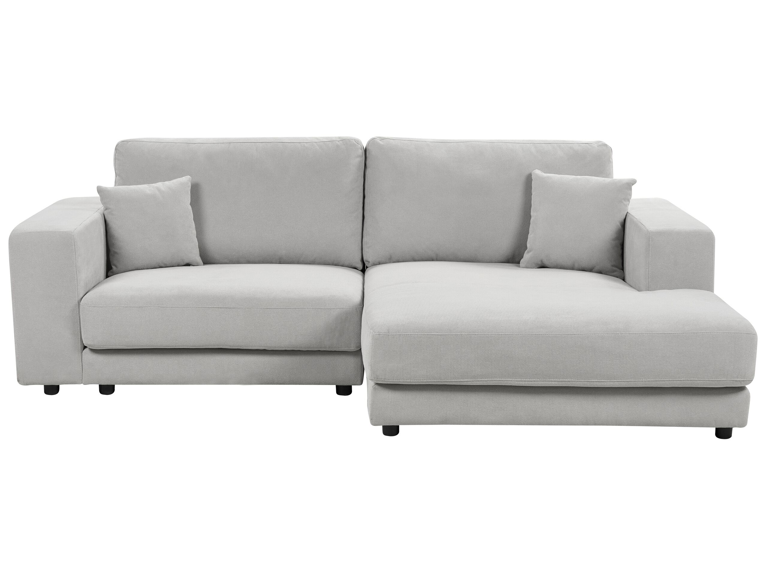 Left Hand 3 Seater Corner Sofa Light Grey LOFOTEN - Gemini Interiors