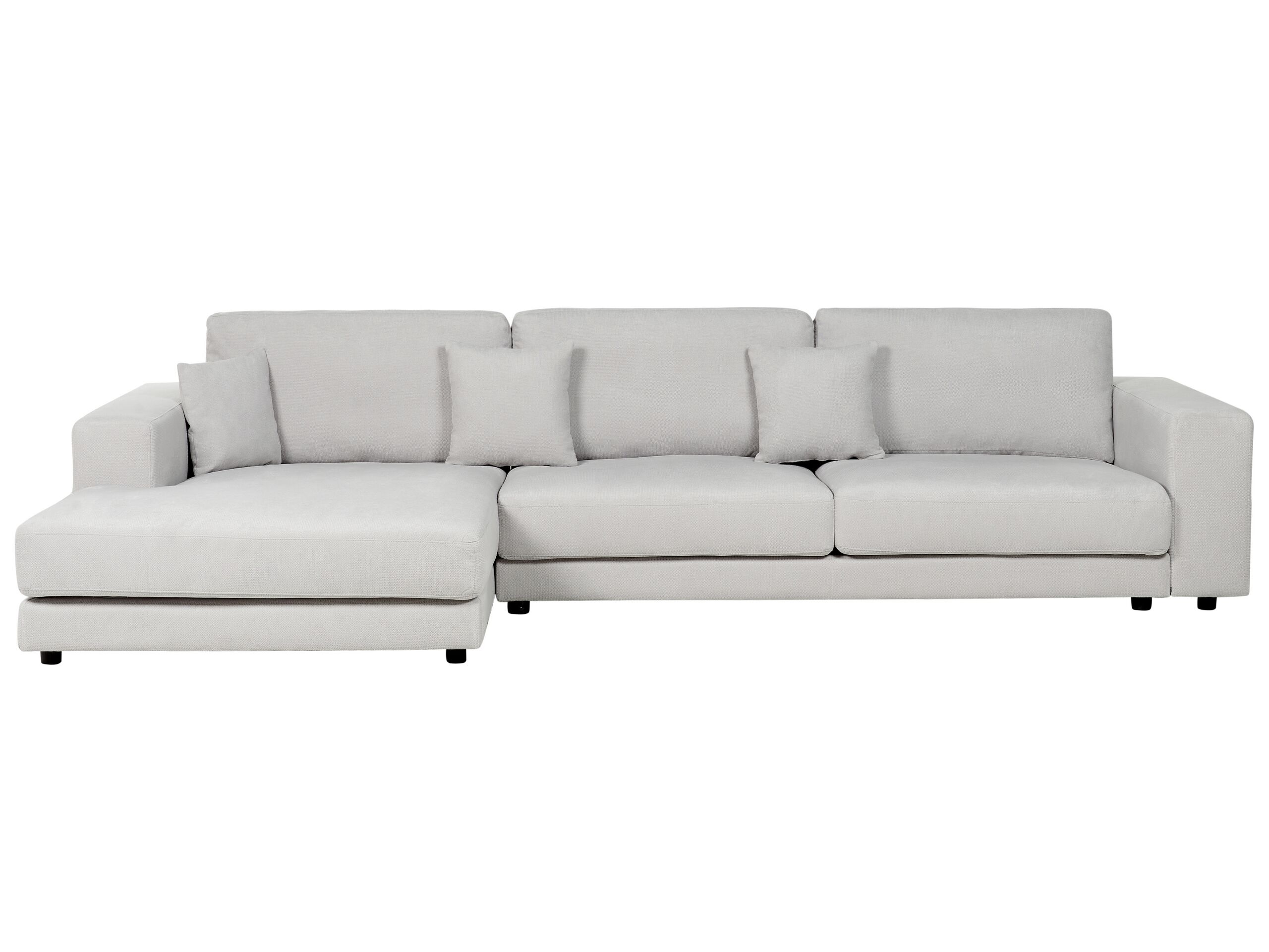 Right Hand 4 Seater Corner Sofa Light Grey LOFOTEN - Gemini Interiors