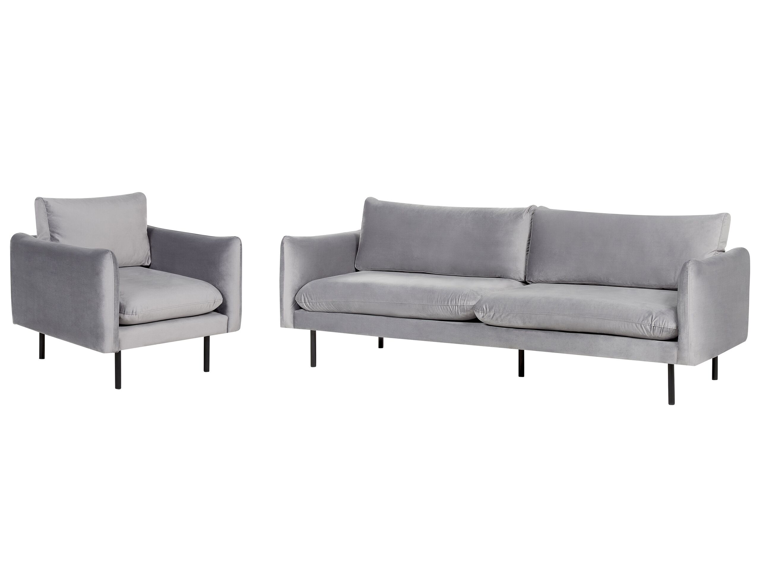 Velvet Living Room Set VINTERBRO - Gemini Interiors