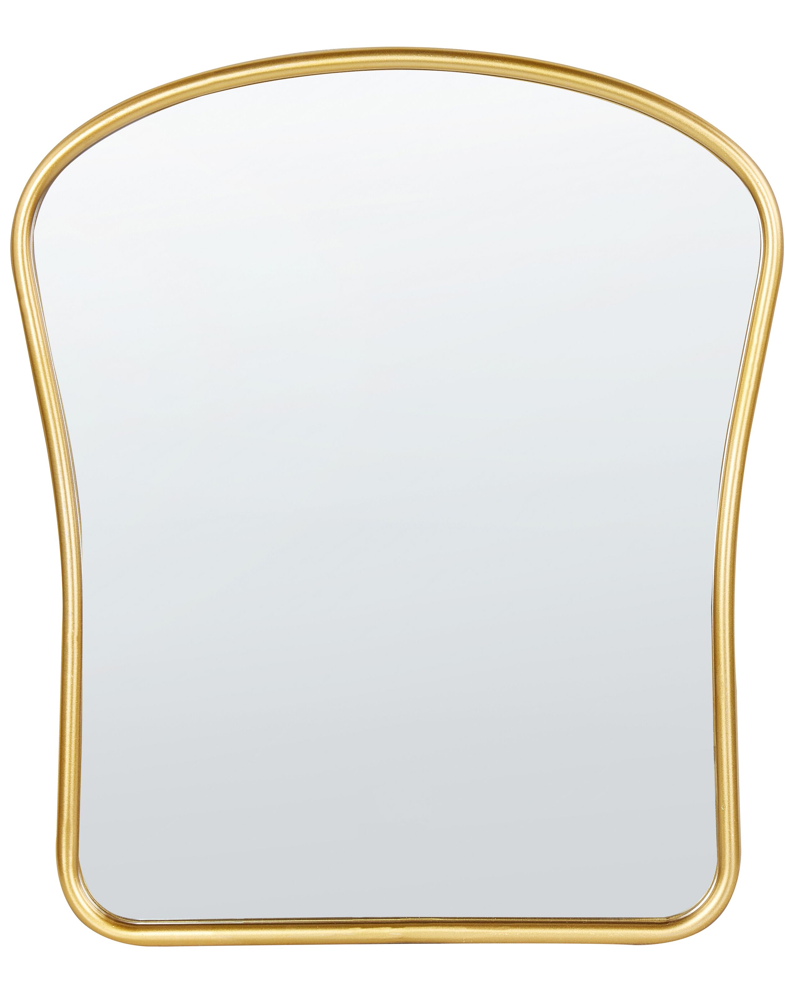 Metal Wall Mirror 45x52cm Gold - Gemini Interiors