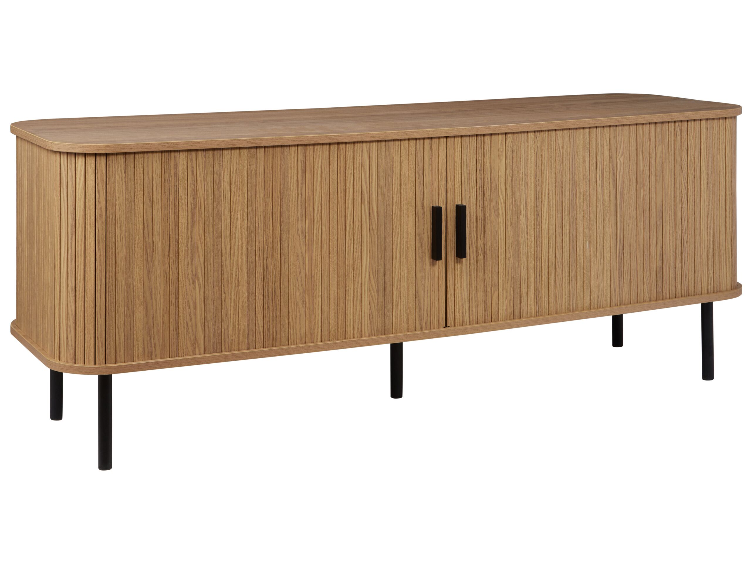 TV Stand Light Wood BRADLEY - Gemini Interiors