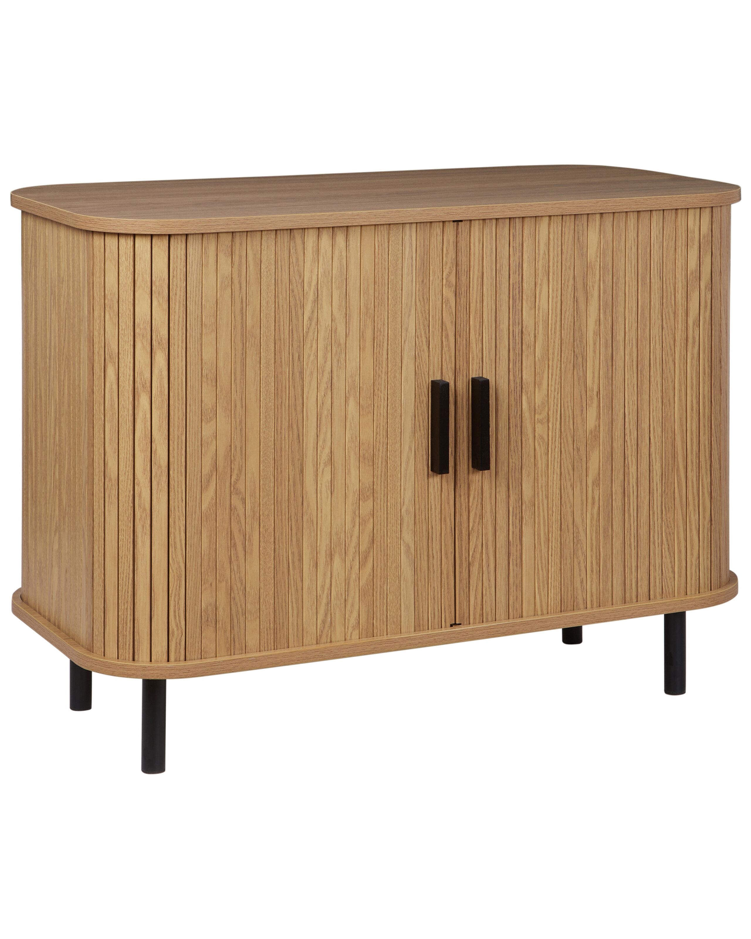 2 Door Sideboard Light Wood BRADLEY - Gemini Interiors