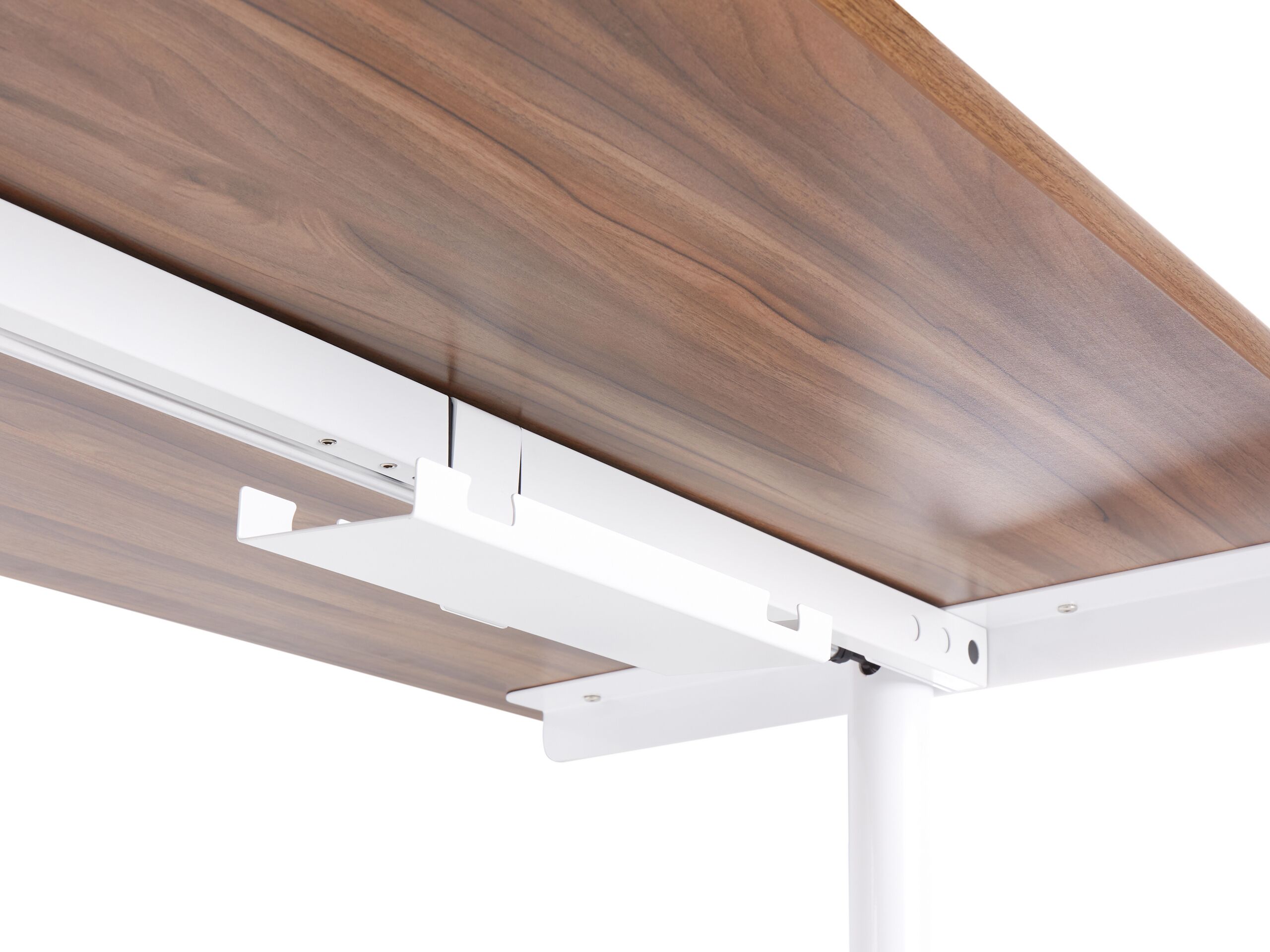 Cable Tray for Manual Adjustable Desk White TRACIE - Gemini Interiors