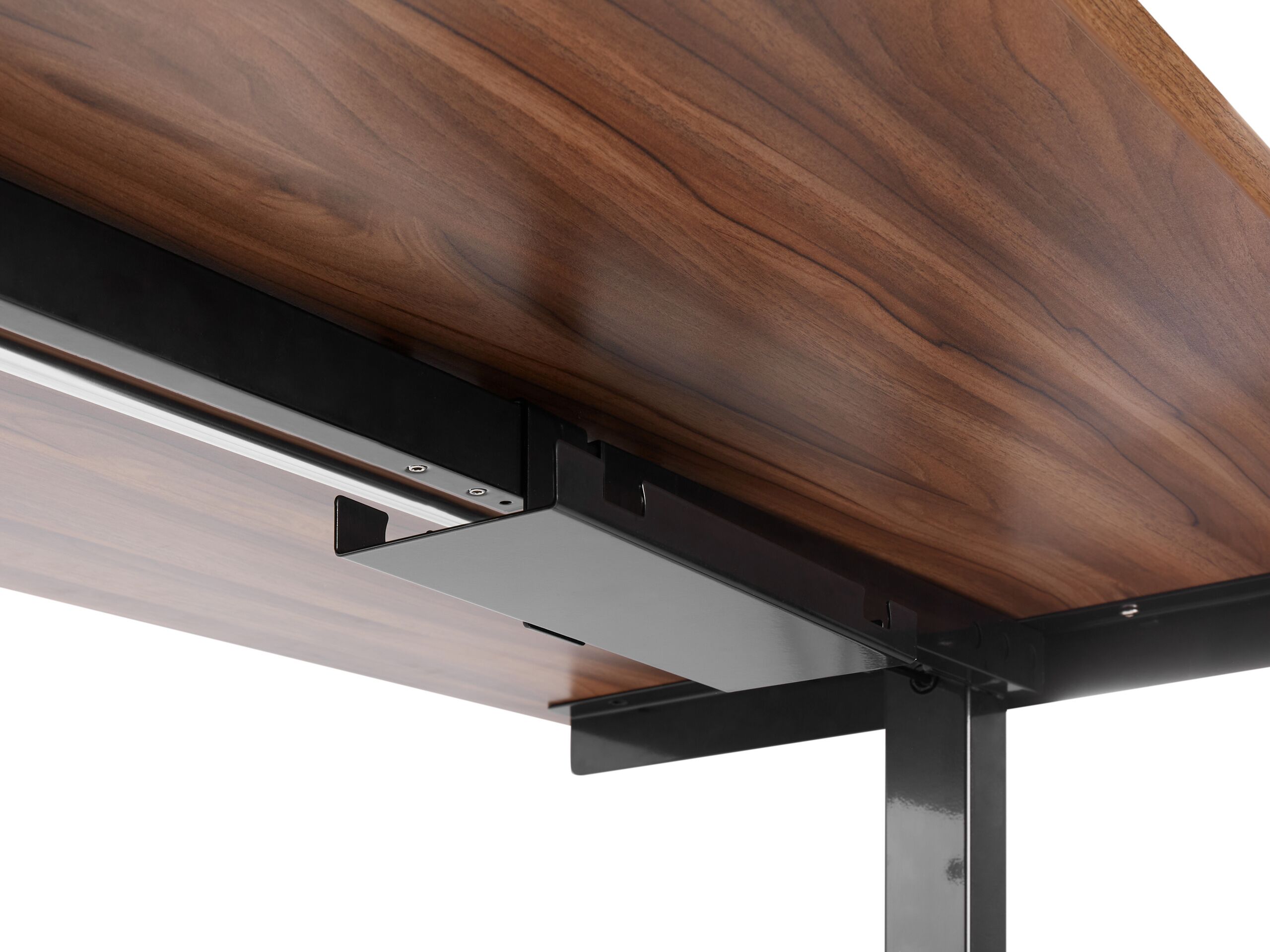 Cable Tray for Manual Adjustable Desk Black TRACIE - Gemini Interiors