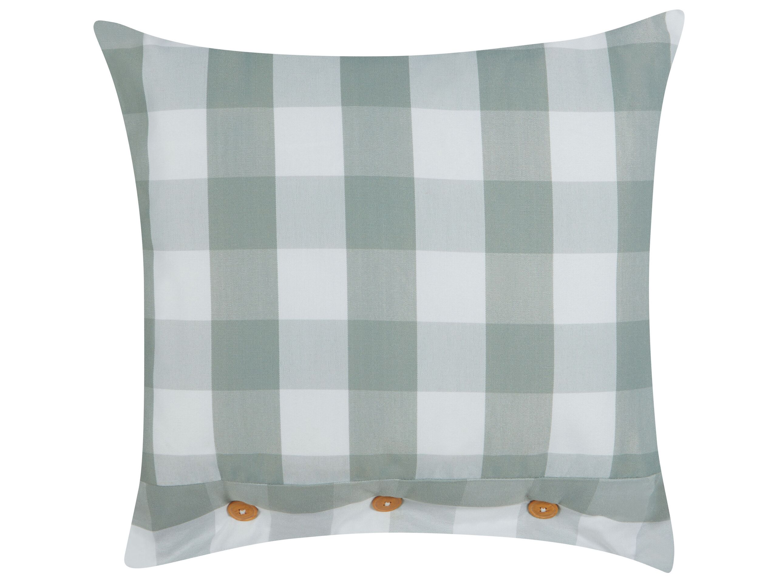 Cushion Checked 45x45cm Mint Green - Gemini Interiors