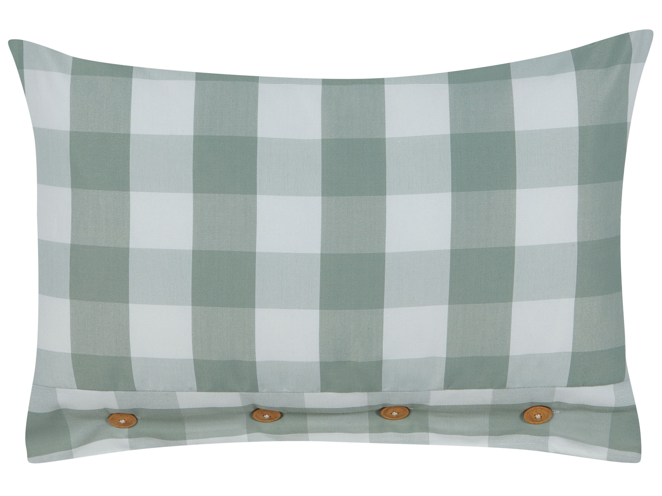 Cushion Checked 40x60cm Mint Green - Gemini Interiors