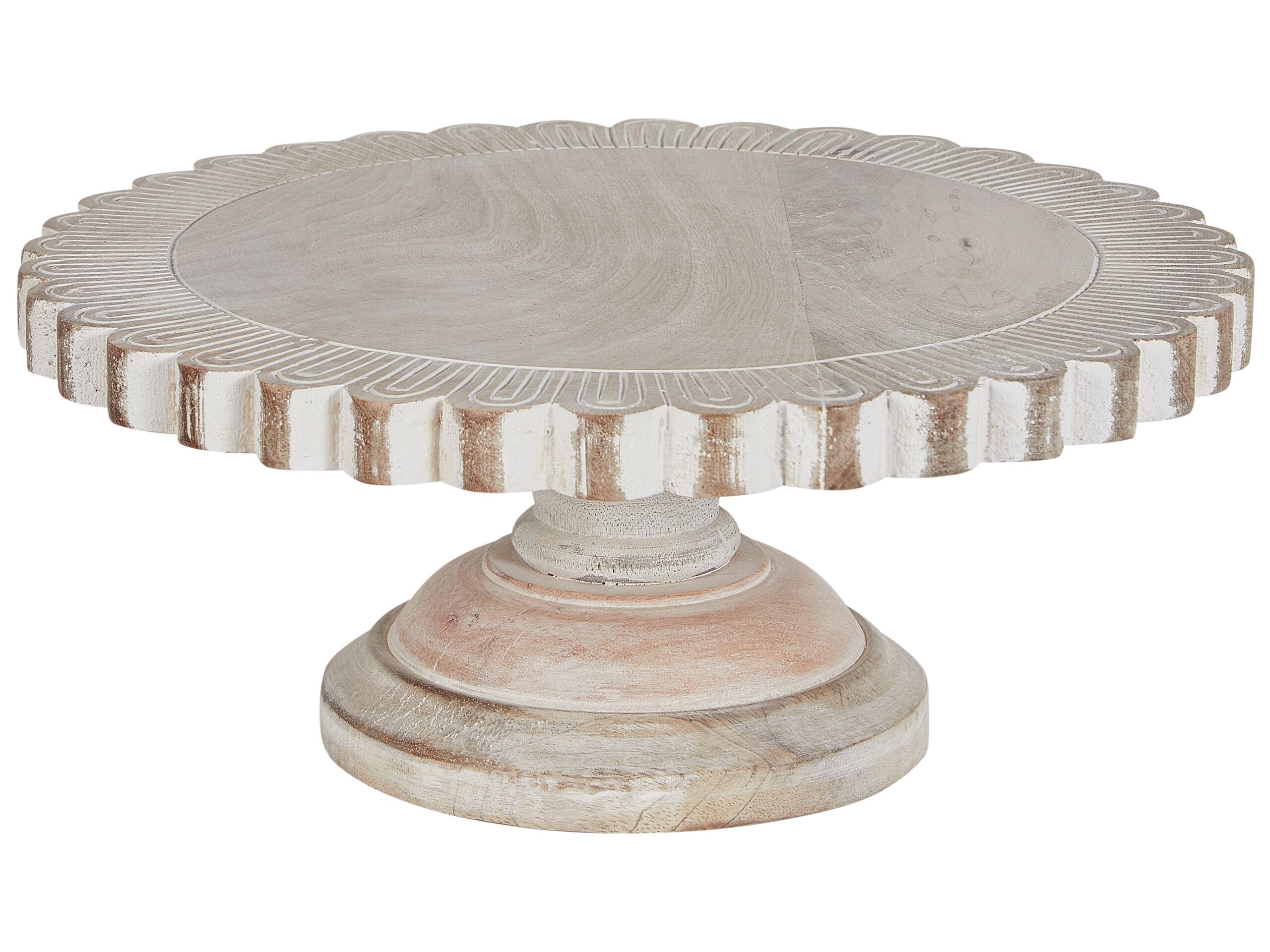 Mango Wood Cake Stand Light - Gemini Interiors