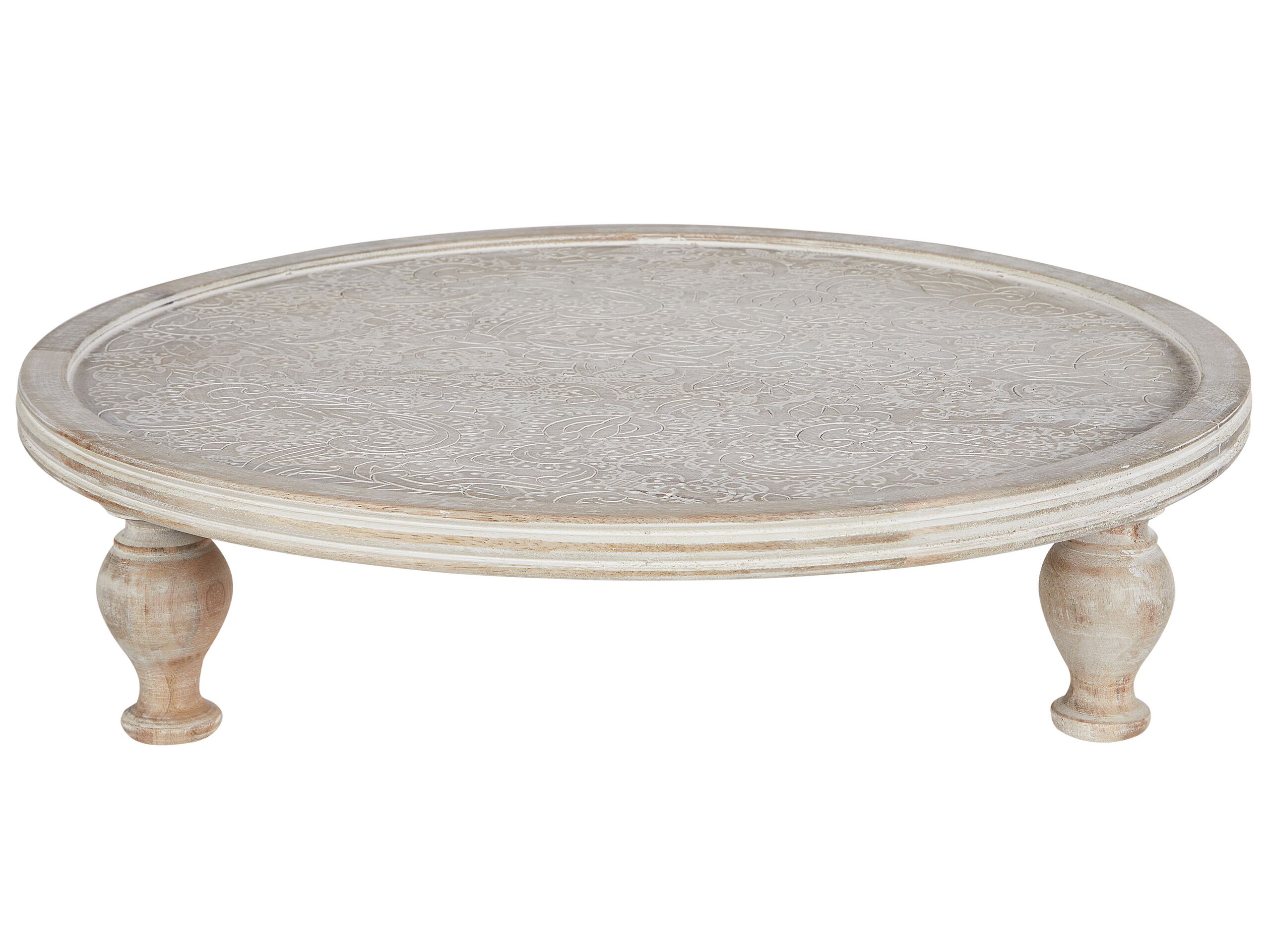 Mango Wood Cake Stand Light - Gemini Interiors