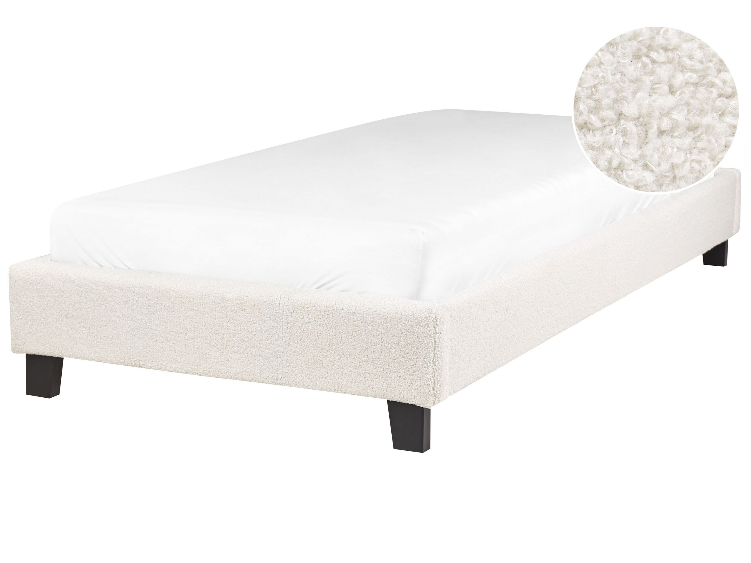 Boucle EU Single Bed VreROANNE - Gemini Interiors