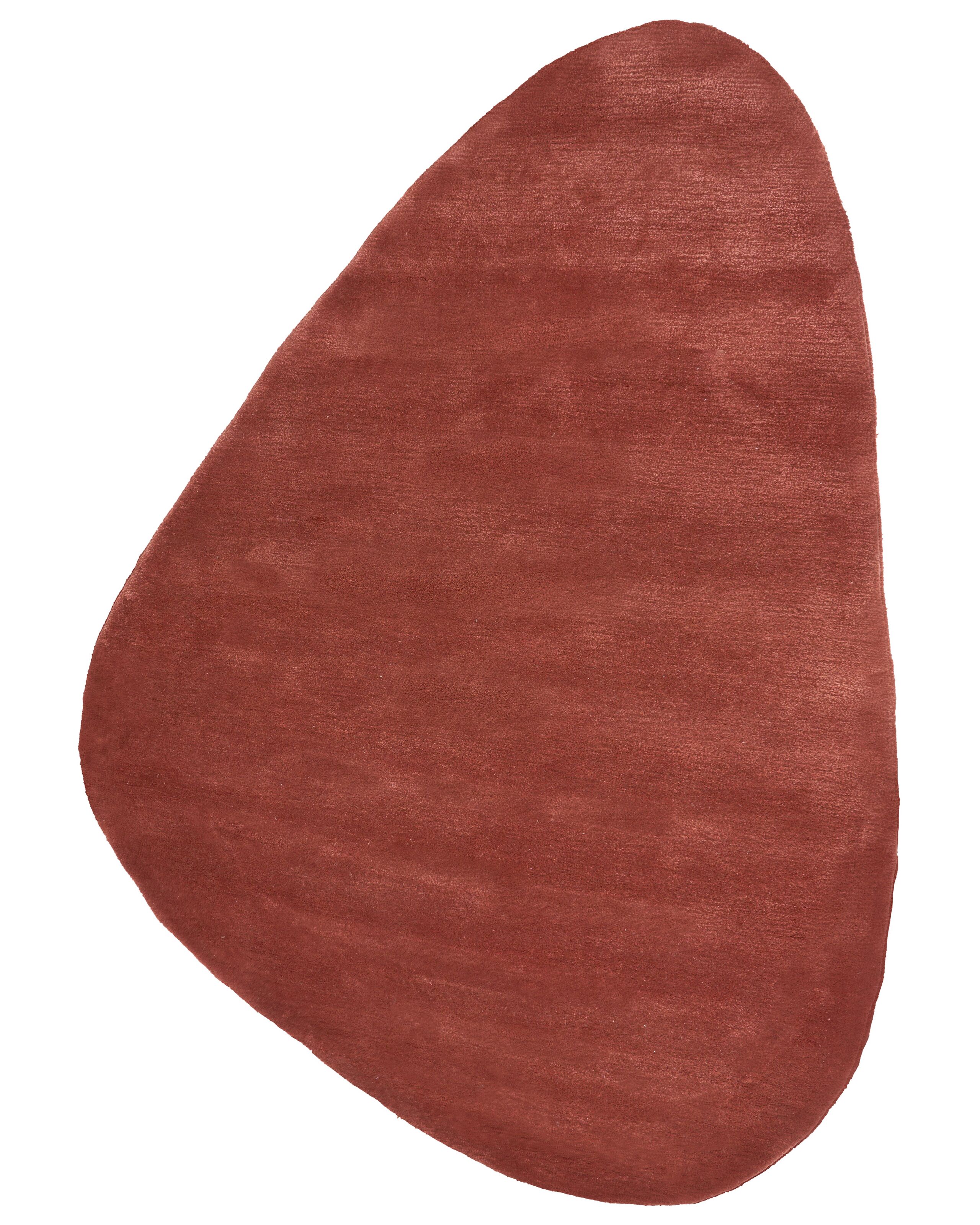 Viscose Area Rug 160x230cm Dark Red - Gemini Interiors