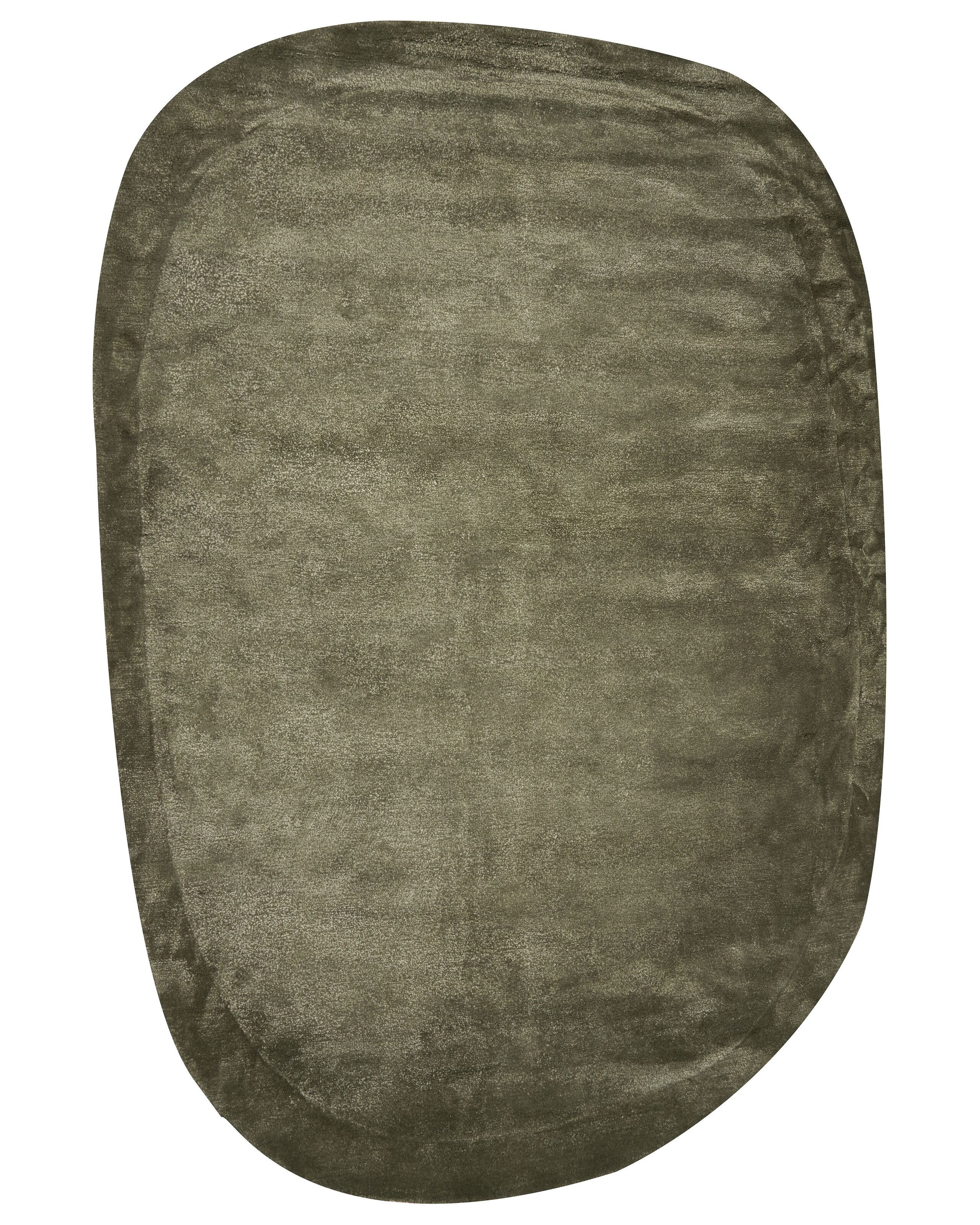 Viscose Area Rug 200x300cm Green - Gemini Interiors