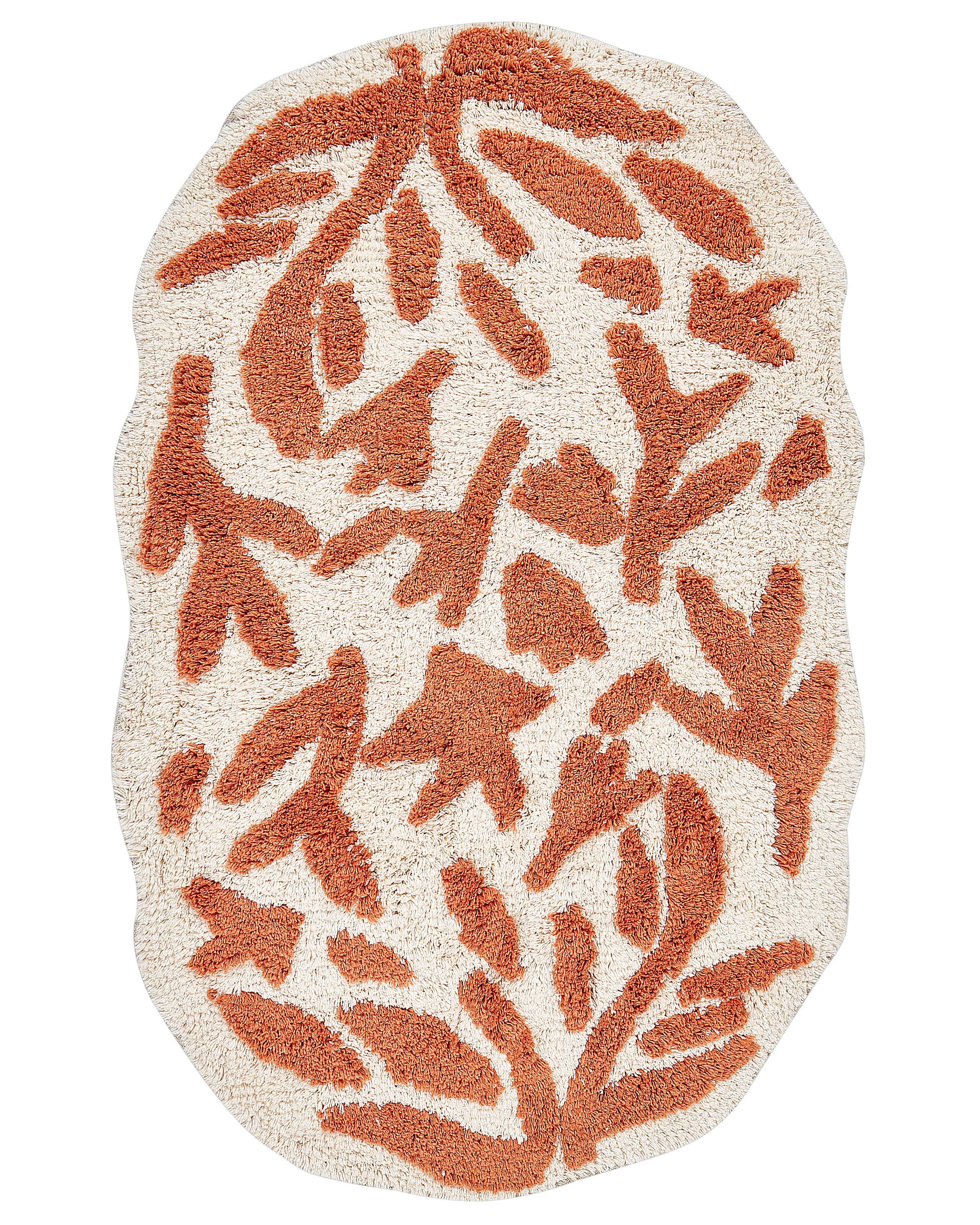 Cotton Bath Mat 60x90cm Orange - Gemini Interiors