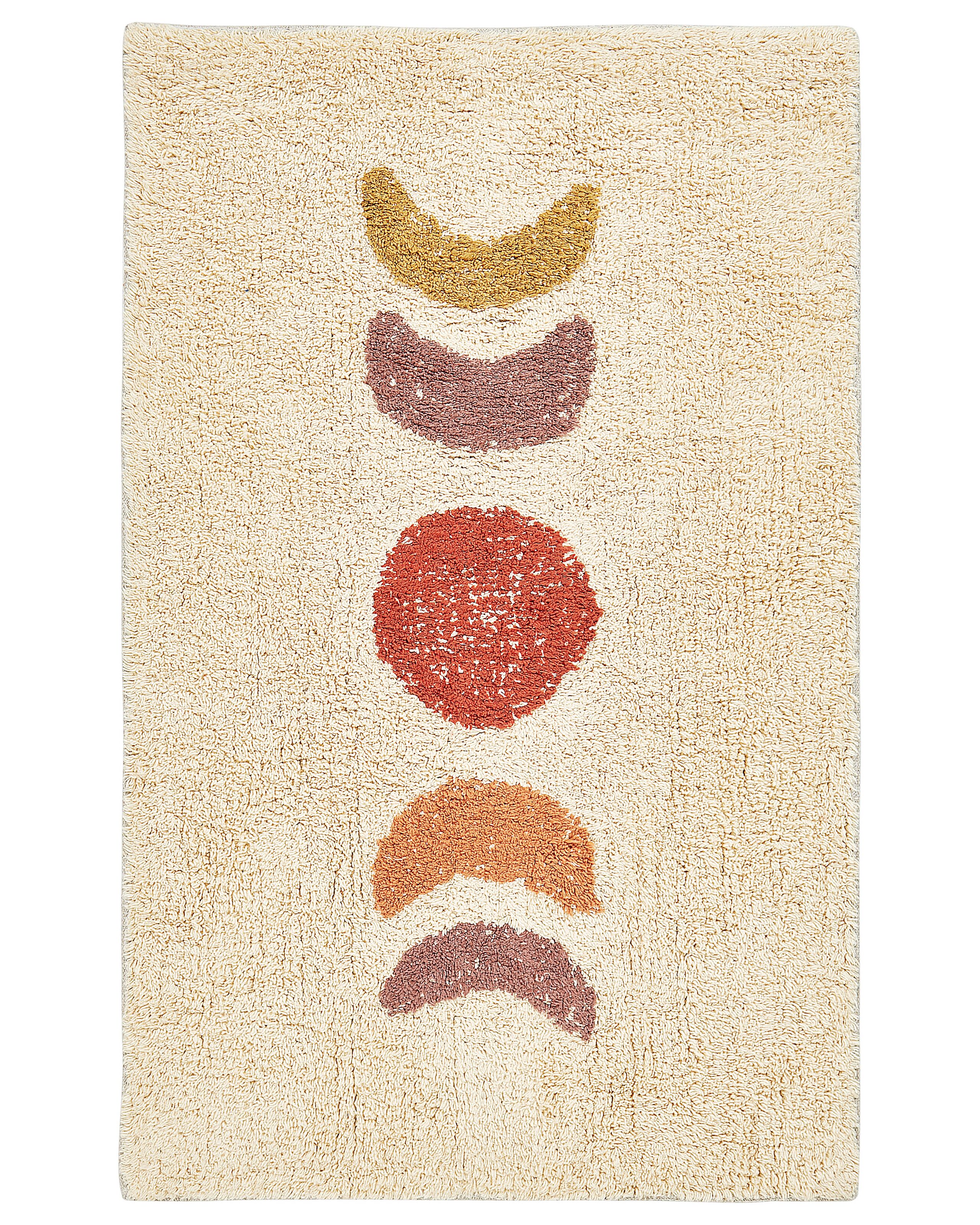 Cotton Bath Mat 50x80cm Beige - Gemini Interiors