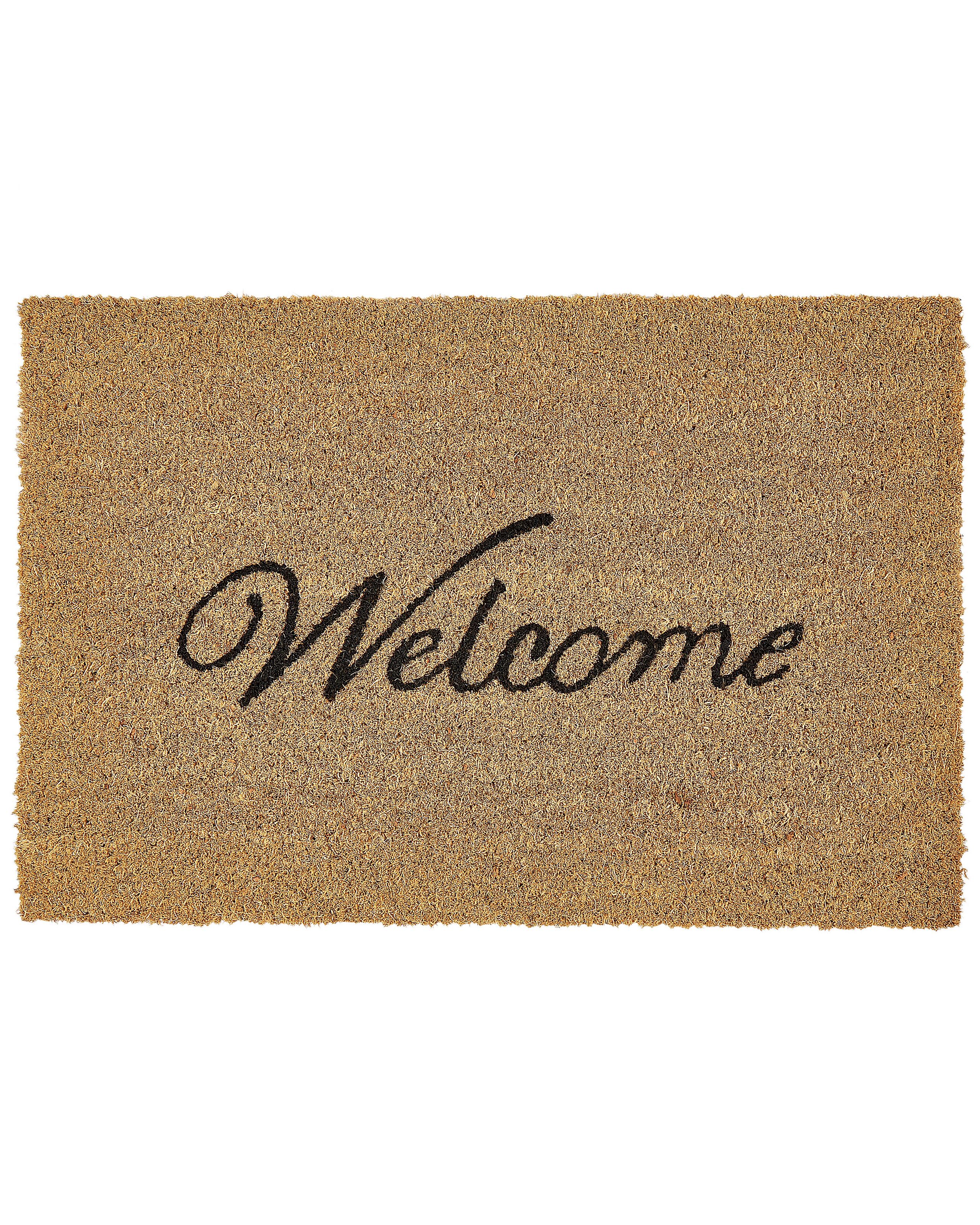 Coir Doormat Natural MAKALU - Gemini Interiors