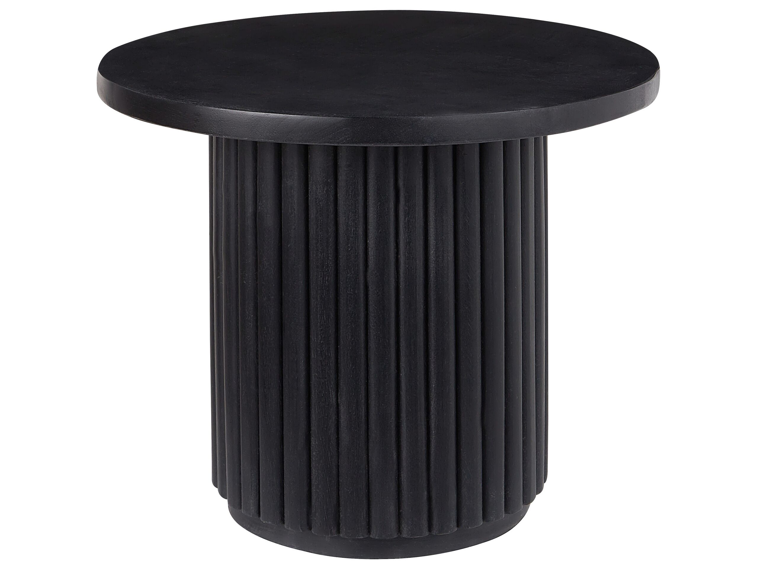 Mango Wood Coffee Table Black LEMONT - Gemini Interiors