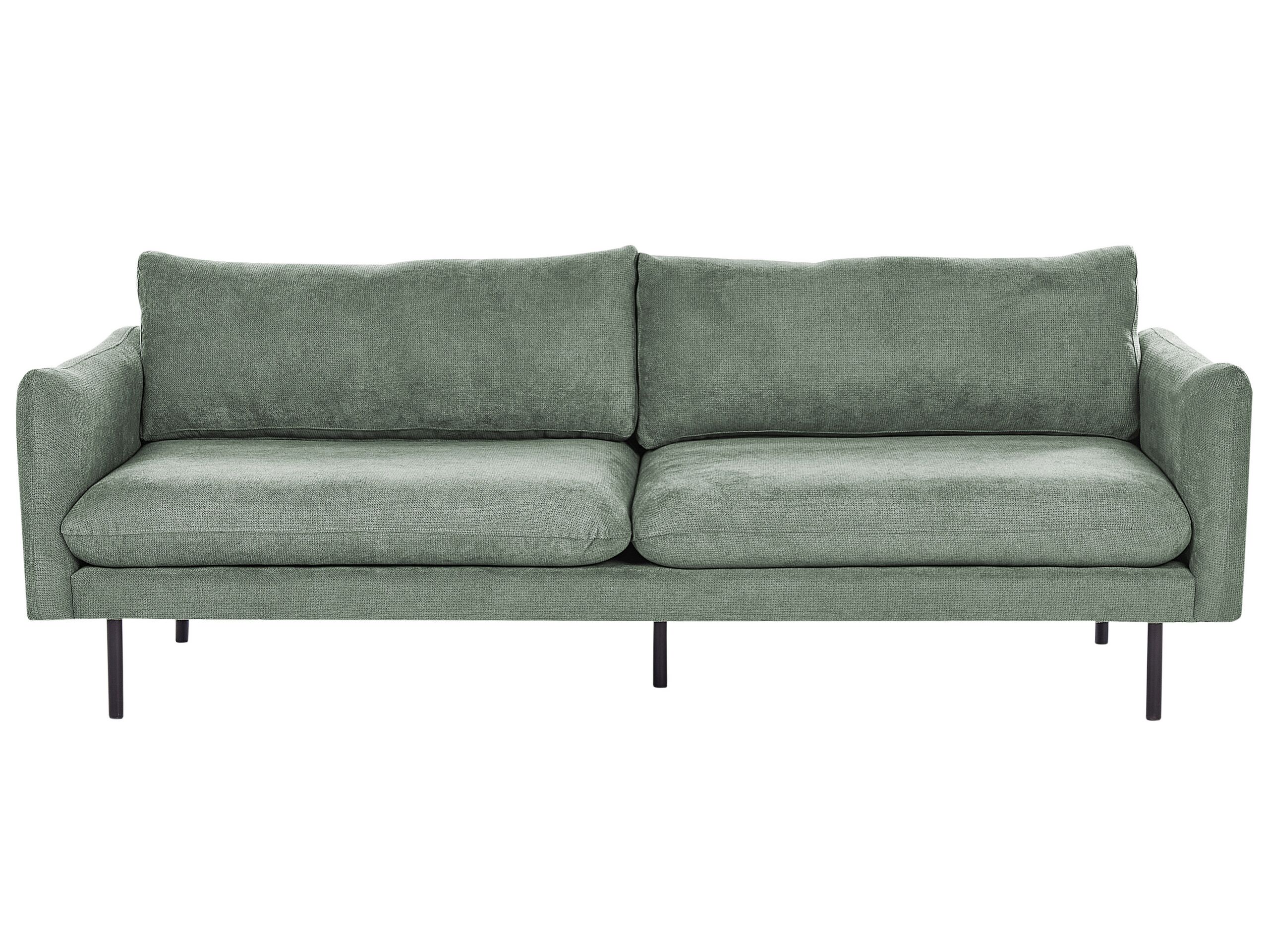 Fabric 3 Seater Sofa Green VINTERBRO - Gemini Interiors