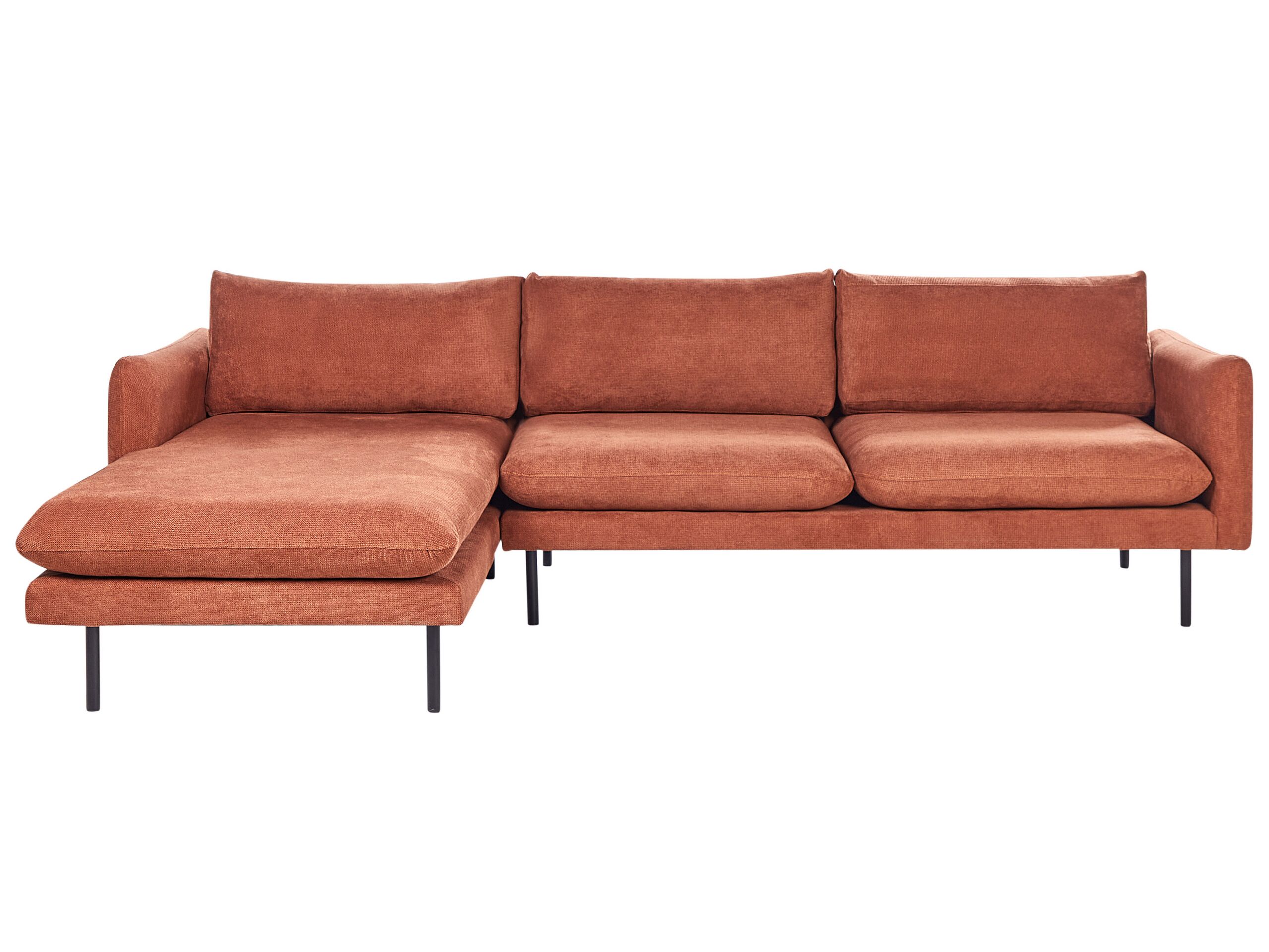 Fabric Corner Sofa Right Hand Golden Brown VINTERBRO - Gemini Interiors