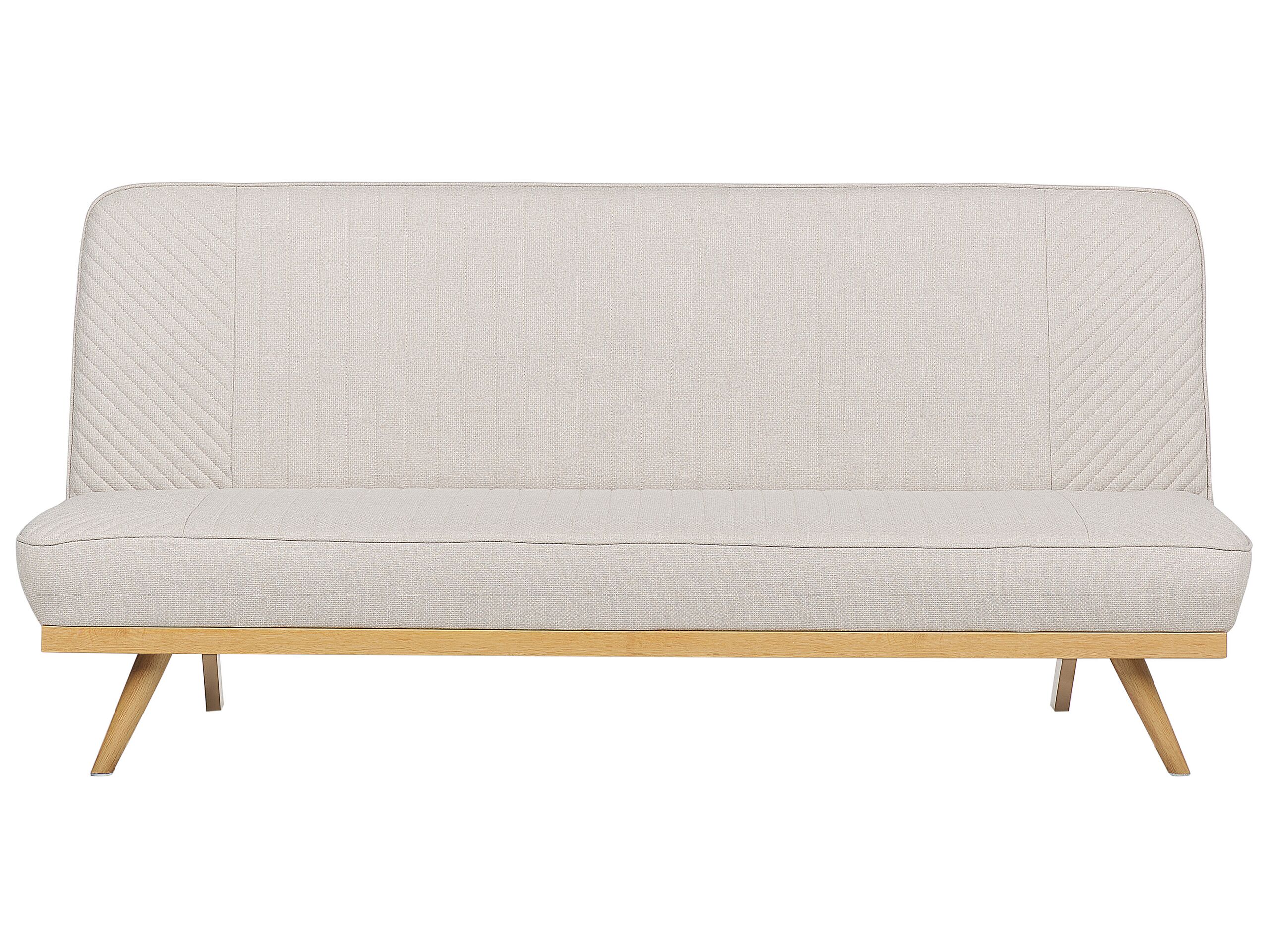 Fabric Sofa Bed Beige KALFAFELL - Gemini Interiors