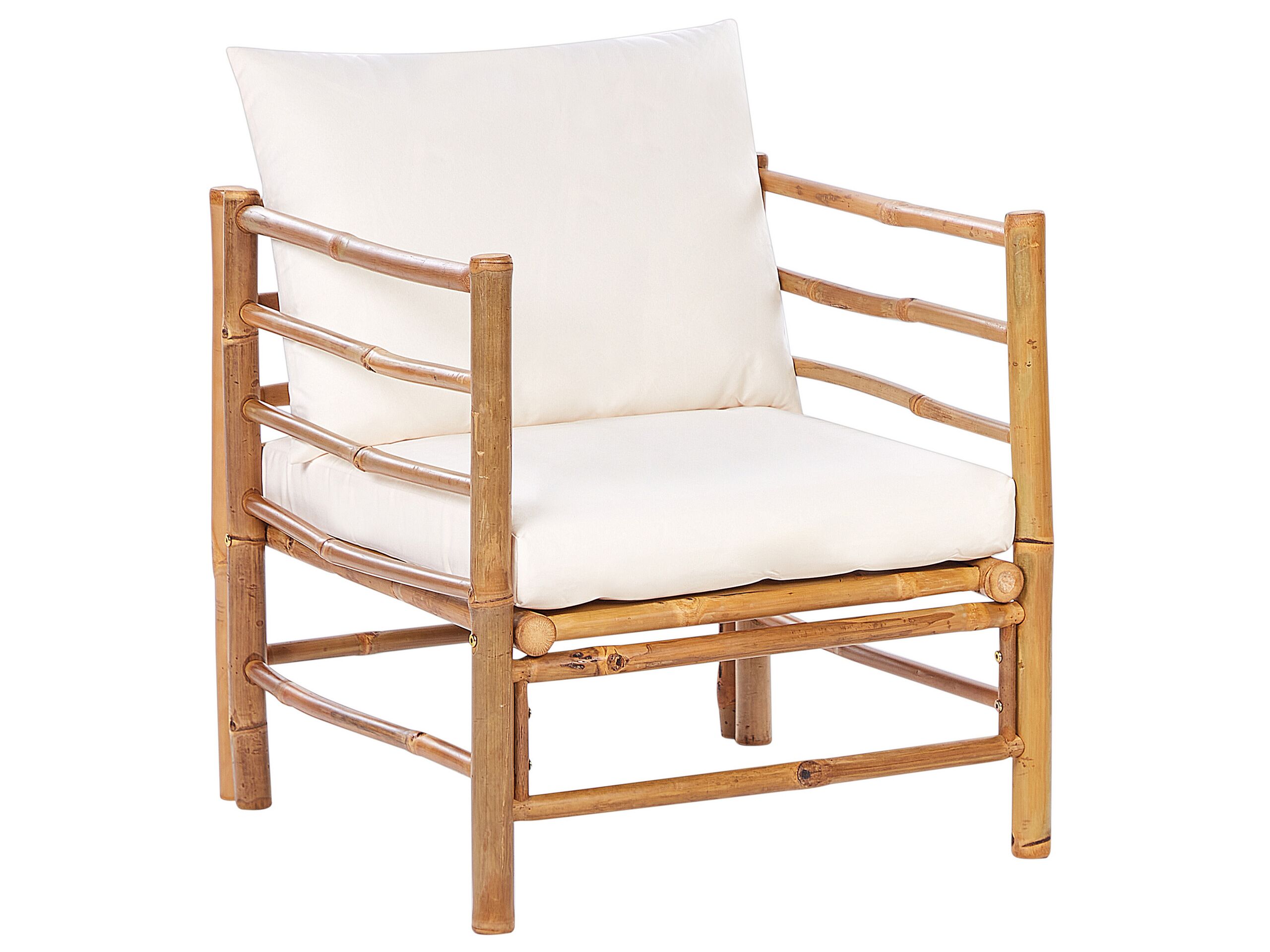 Bamboo Garden Armchair Off-White CERRETO - Gemini Interiors