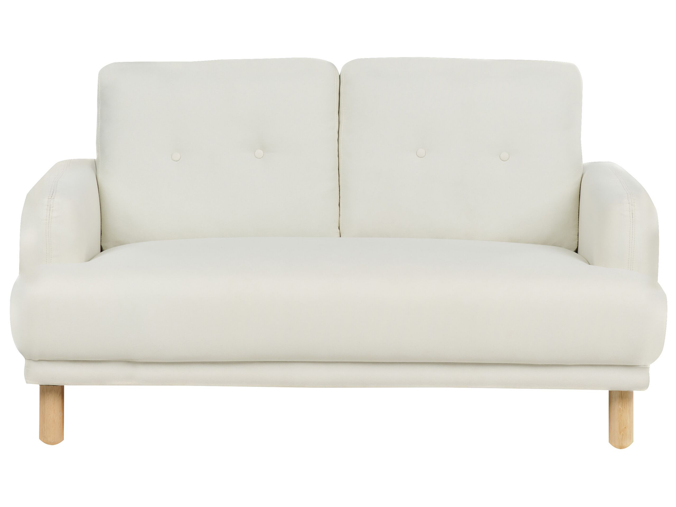 2 Seater Fabric Sofa Off-White TUVE - Gemini Interiors