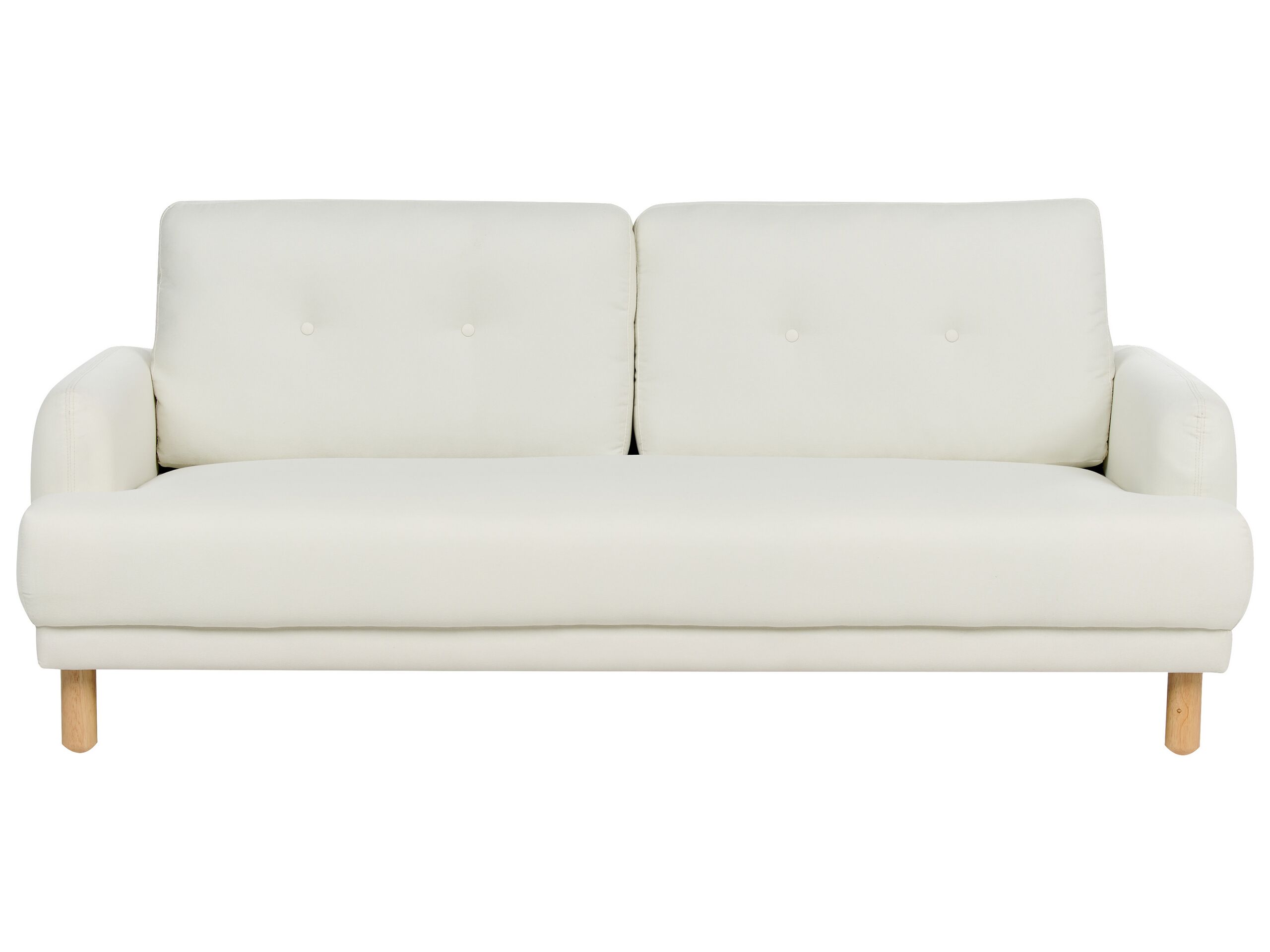3 Seater Fabric Sofa Off-White TUVE - Gemini Interiors