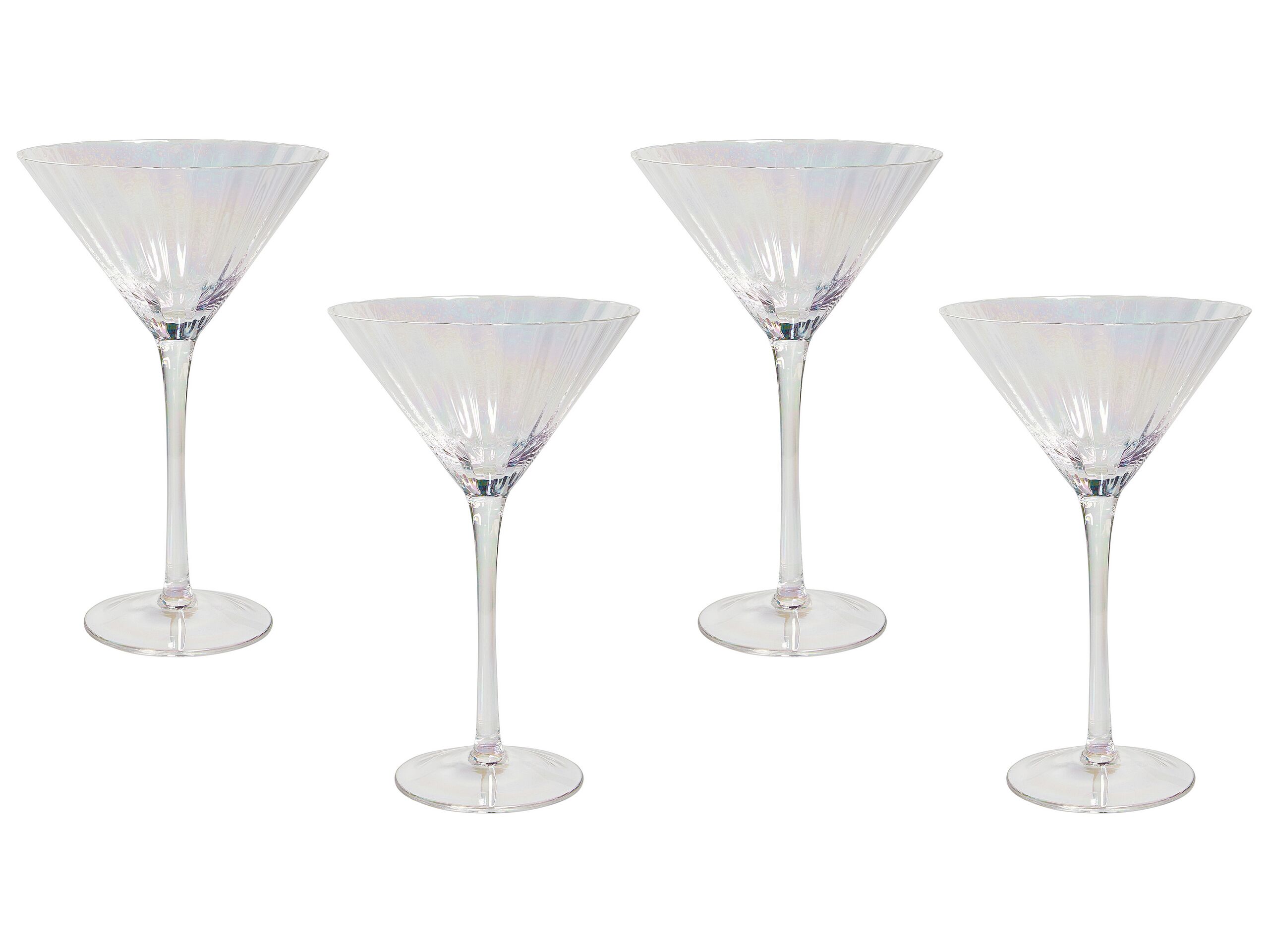 Set of 4 Martini Glasses 22 cl MORGANITE - Gemini Interiors