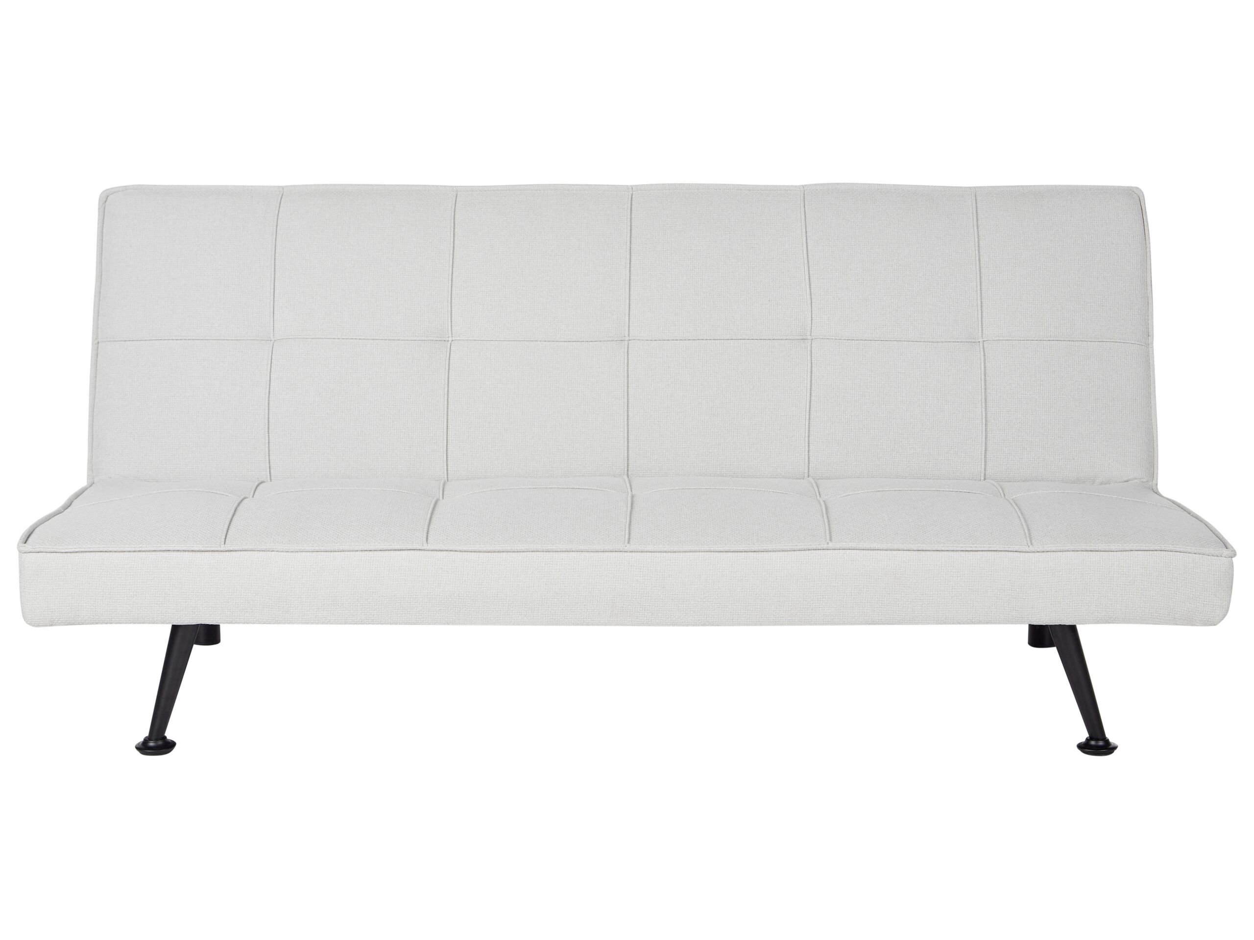 Fabric Sofa Bed Light Grey HASLE - Gemini Interiors