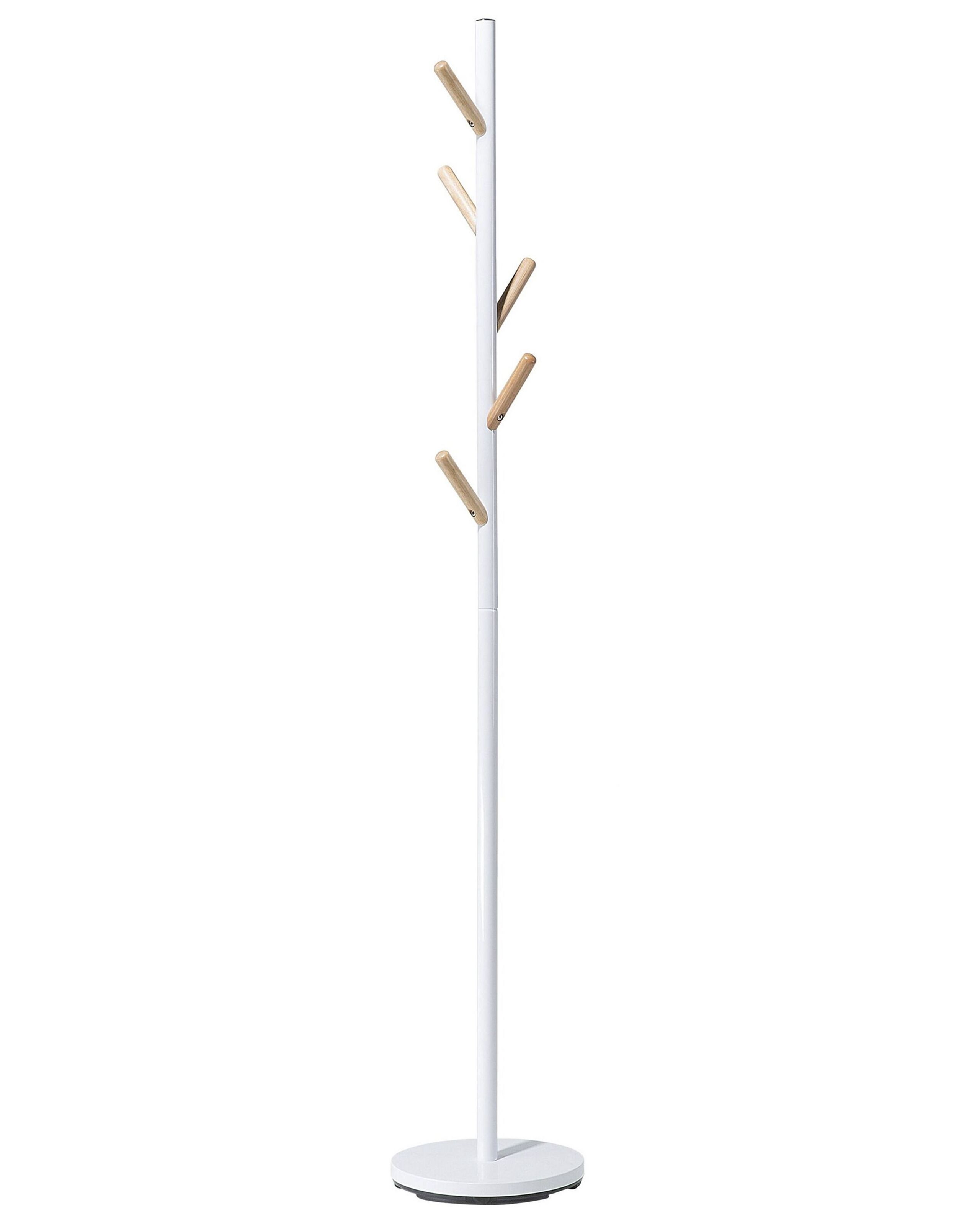 Coat Stand Steel White ALBIN - Gemini Interiors
