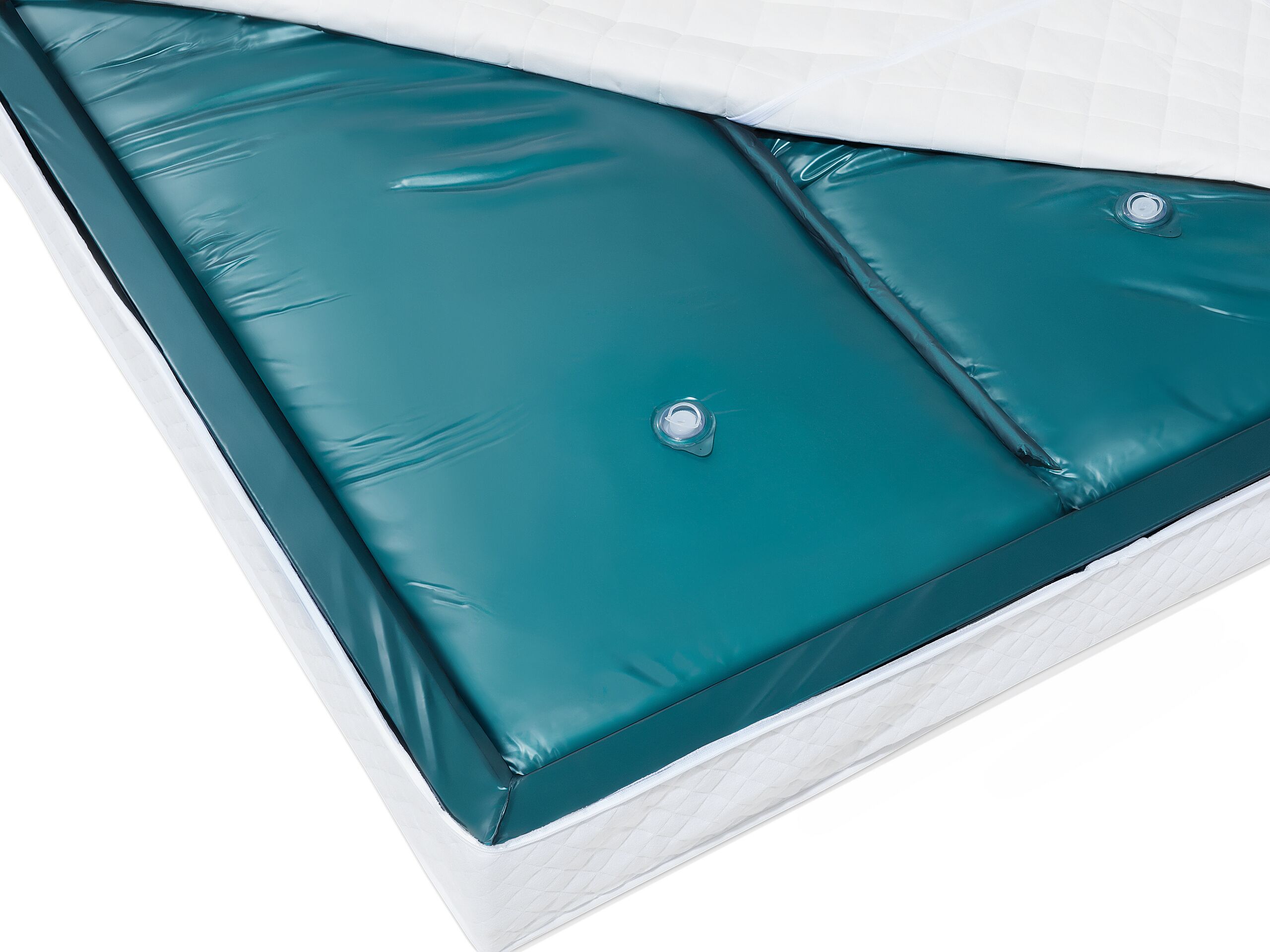 Dual EU King Waterbed Mattress Medium Wave Reduction - Gemini Interiors