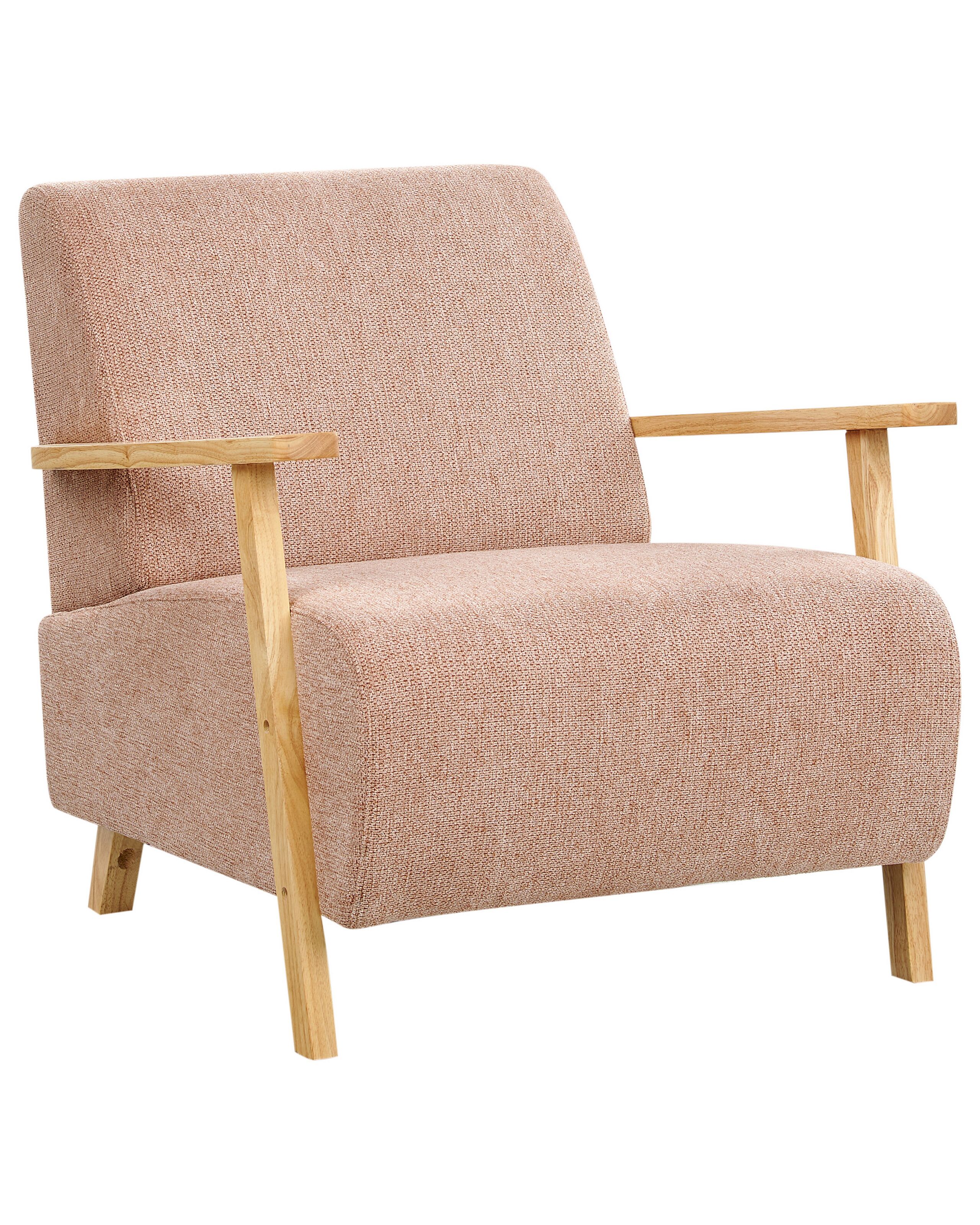 Fabric Armchair Pink LESJA - Gemini Interiors