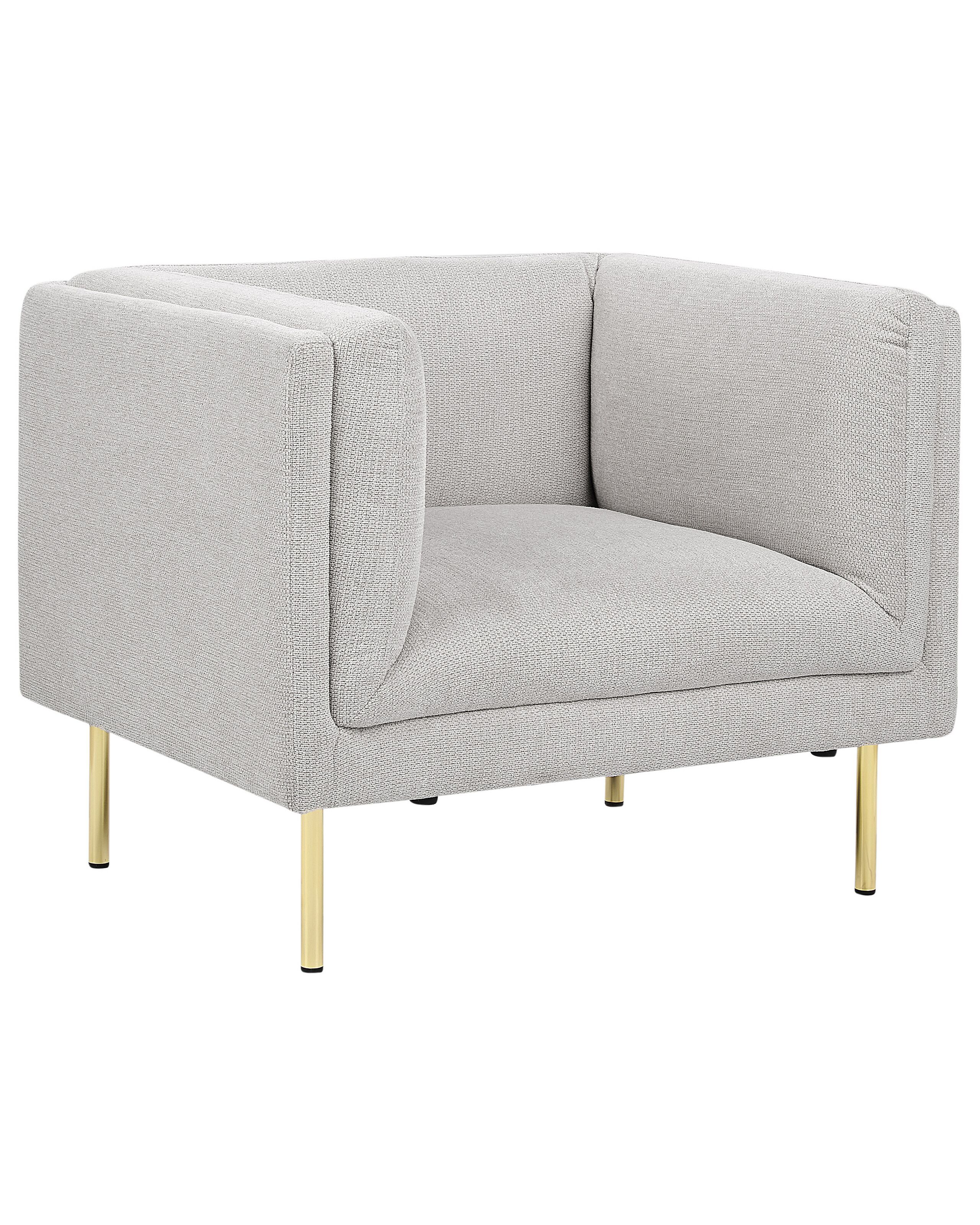 Fabric Armchair Grey MOEN - Gemini Interiors