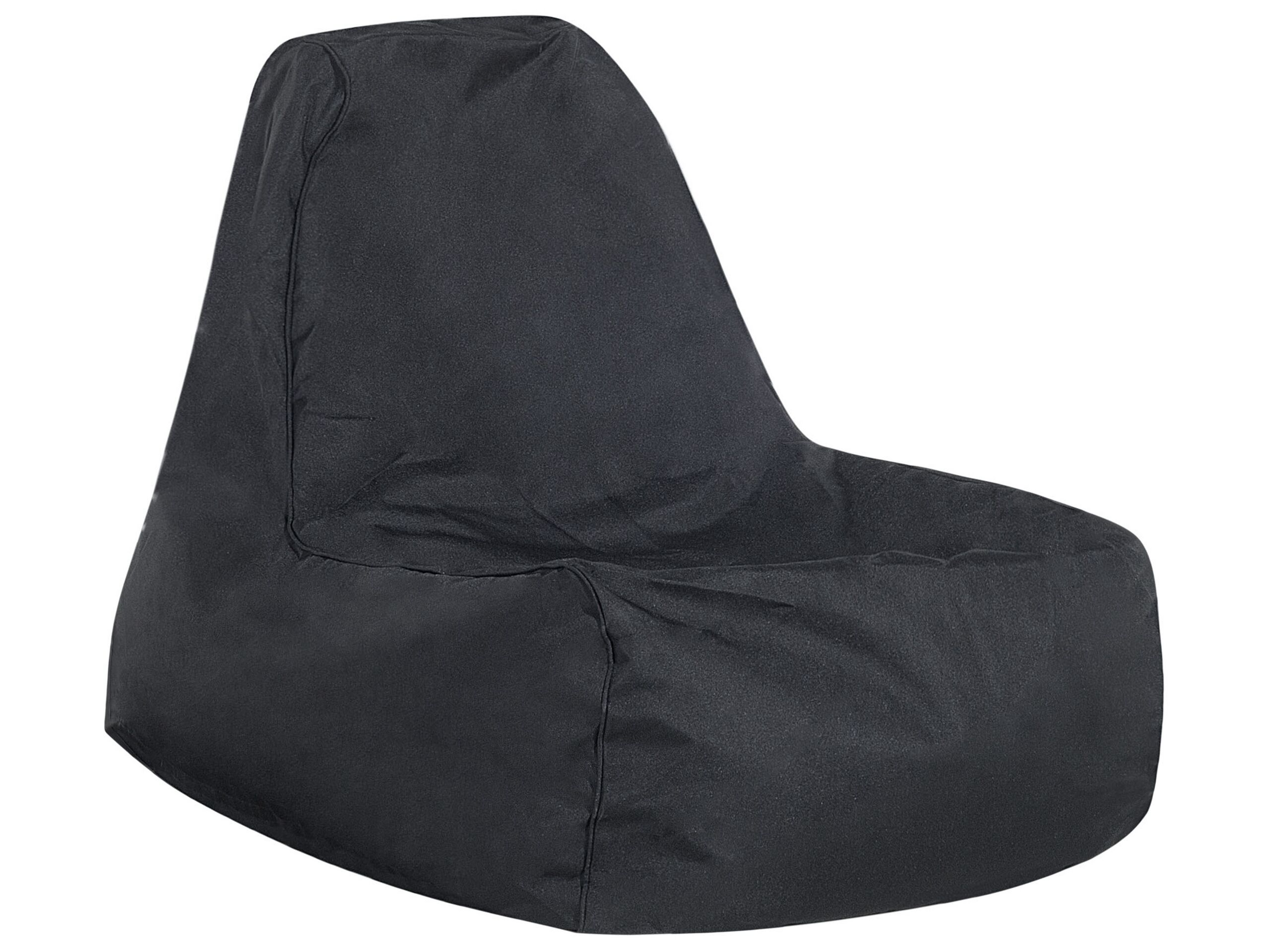 Bean Bag Chair Black SIESTA - Gemini Interiors