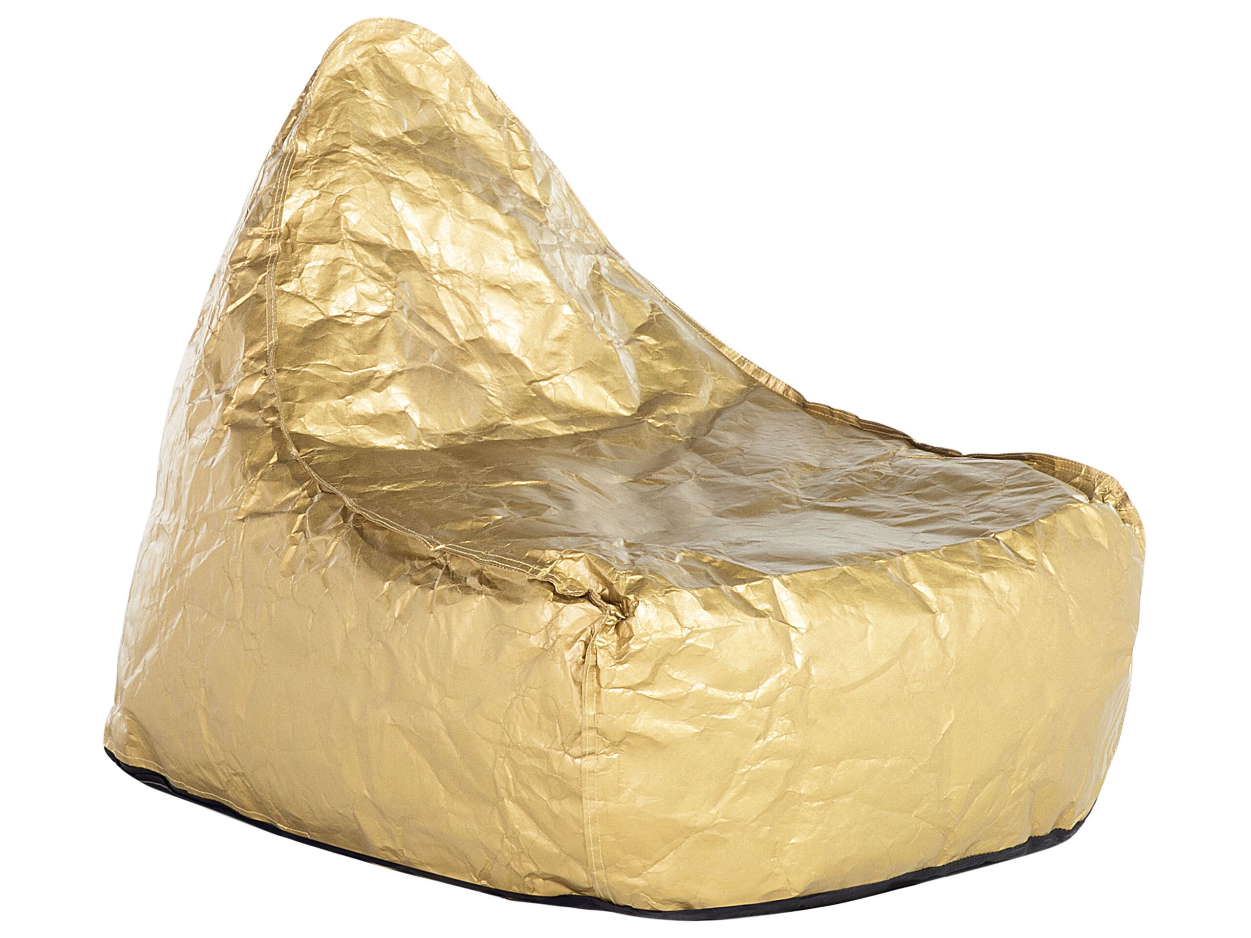 Bean Bag Chair Gold DROP - Gemini Interiors