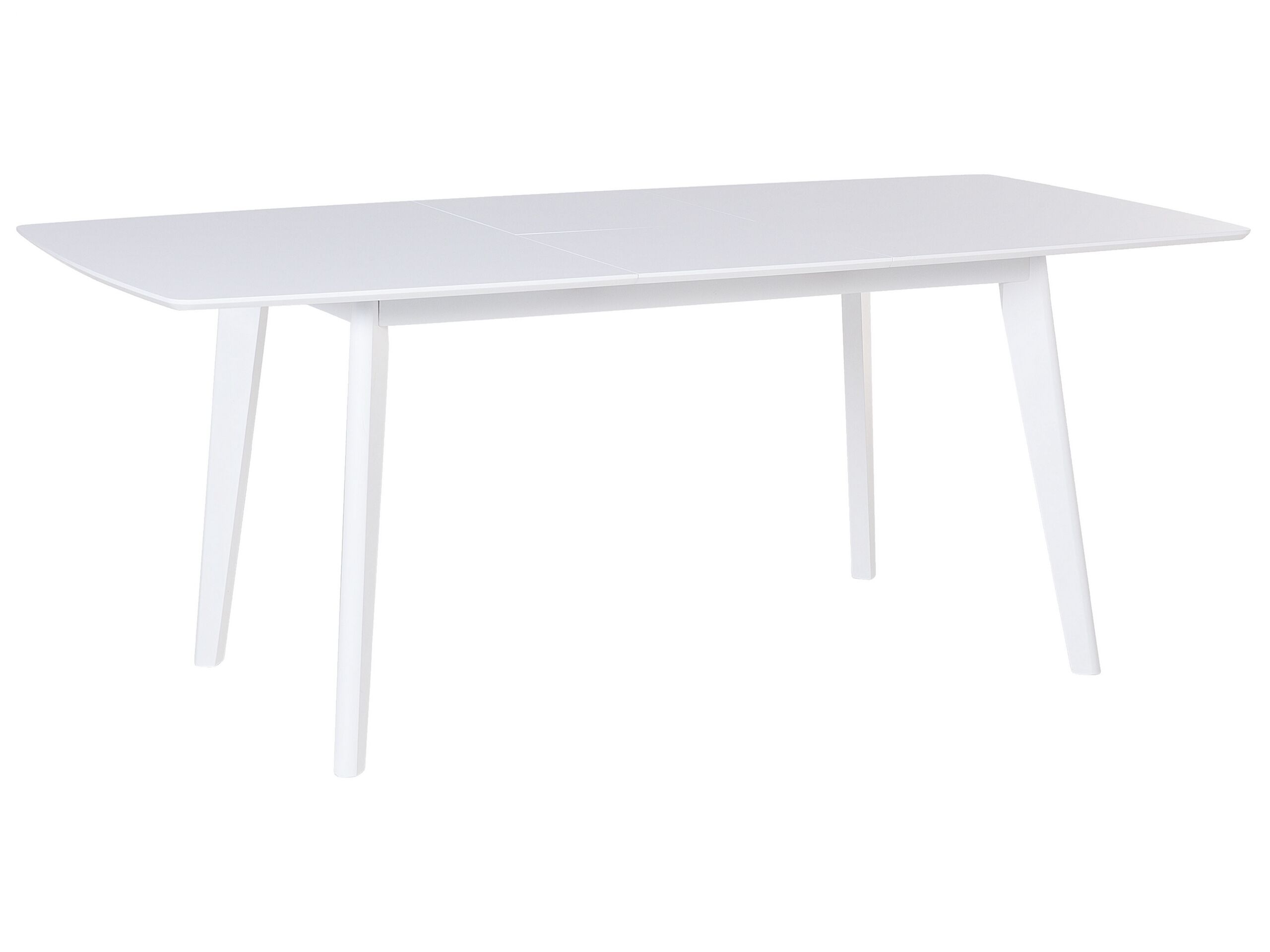 Extending Dining Table 150/195 x 90 cm White SANFORD - Gemini Interiors