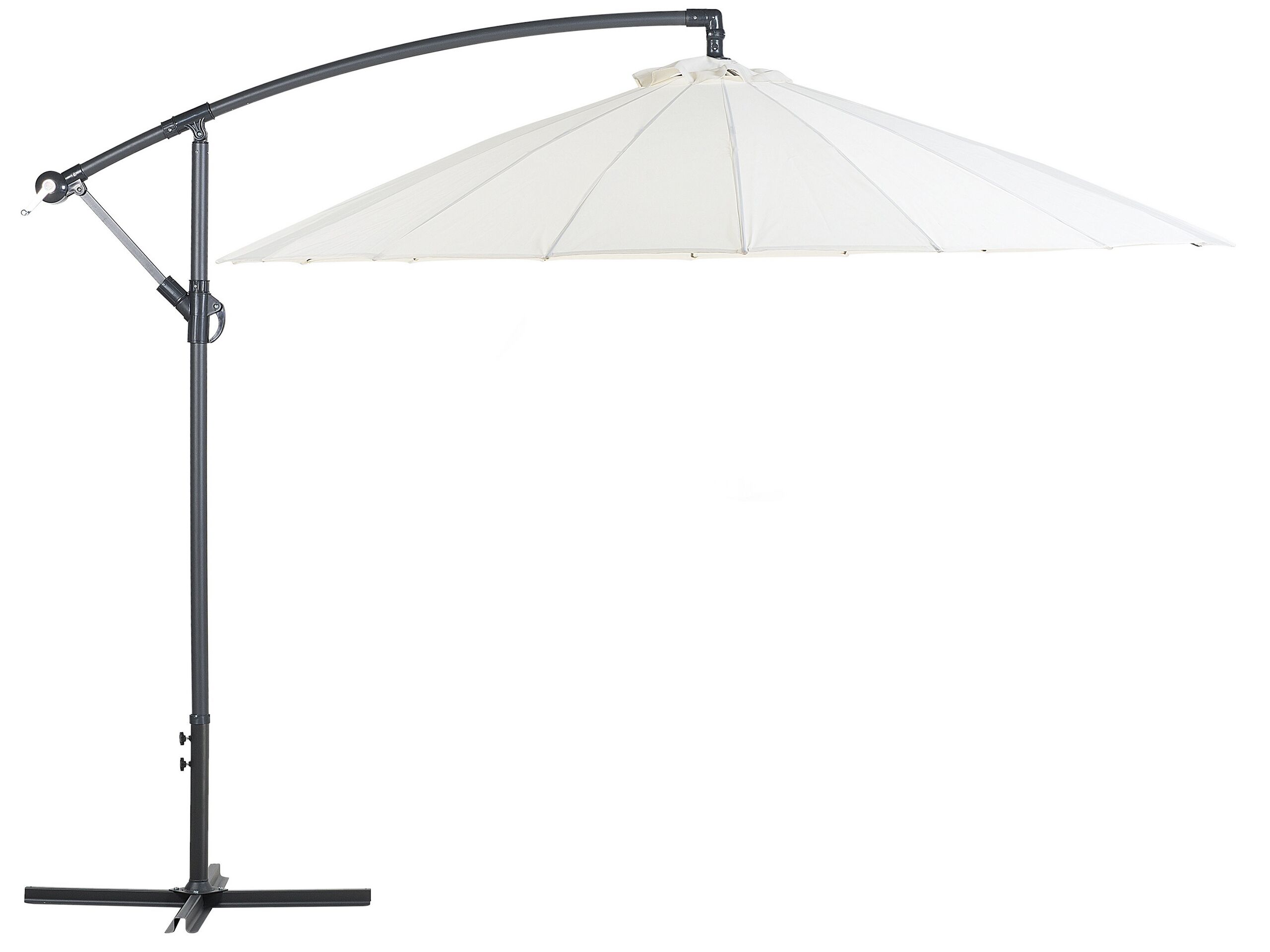 Cantilever Garden Parasol 2.68 m Light Beige CALABRIA II - Gemini Interiors