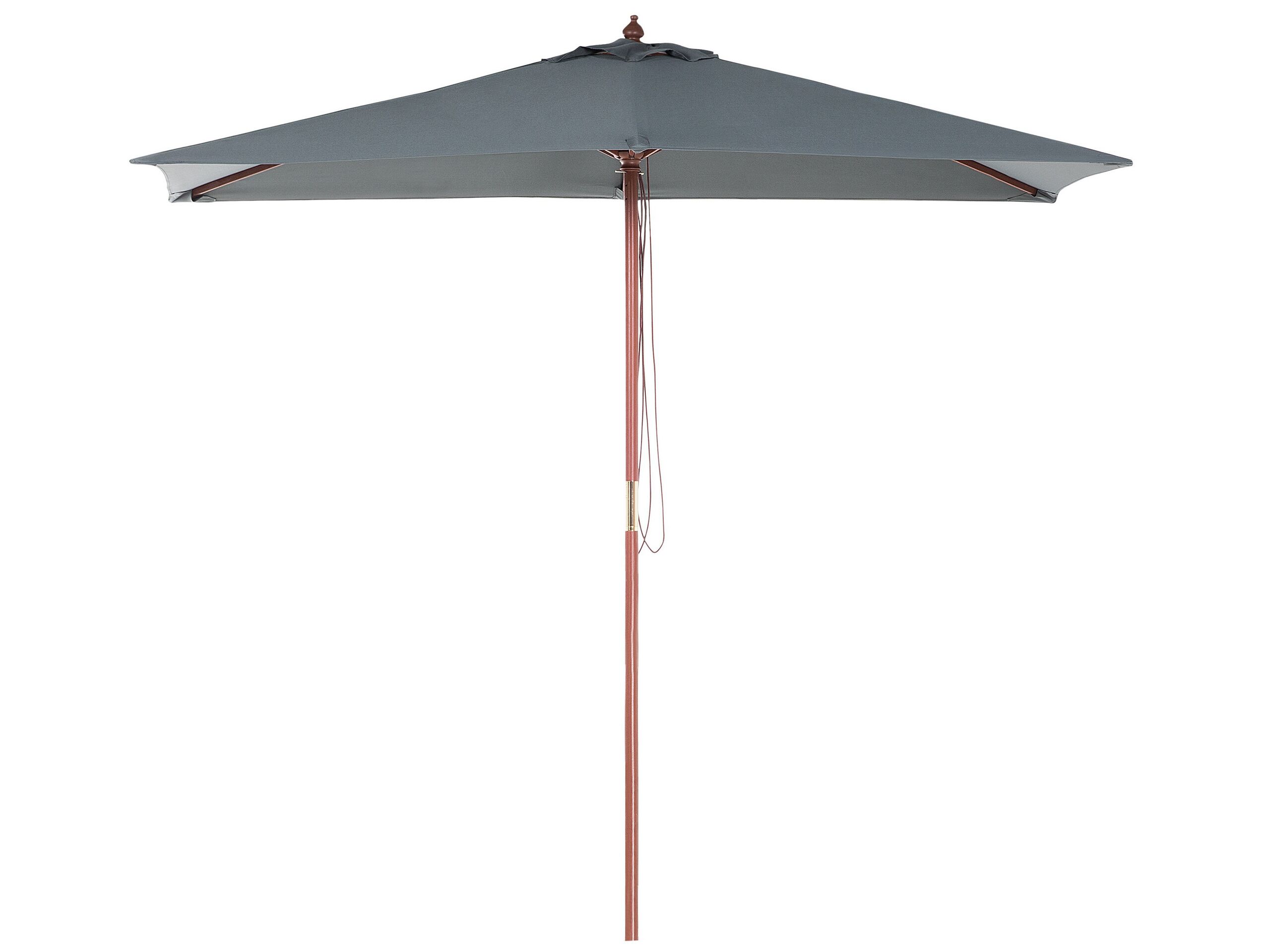 Garden Market Parasol 1.44 x 1.95 m Grey FLAMENCO - Gemini Interiors