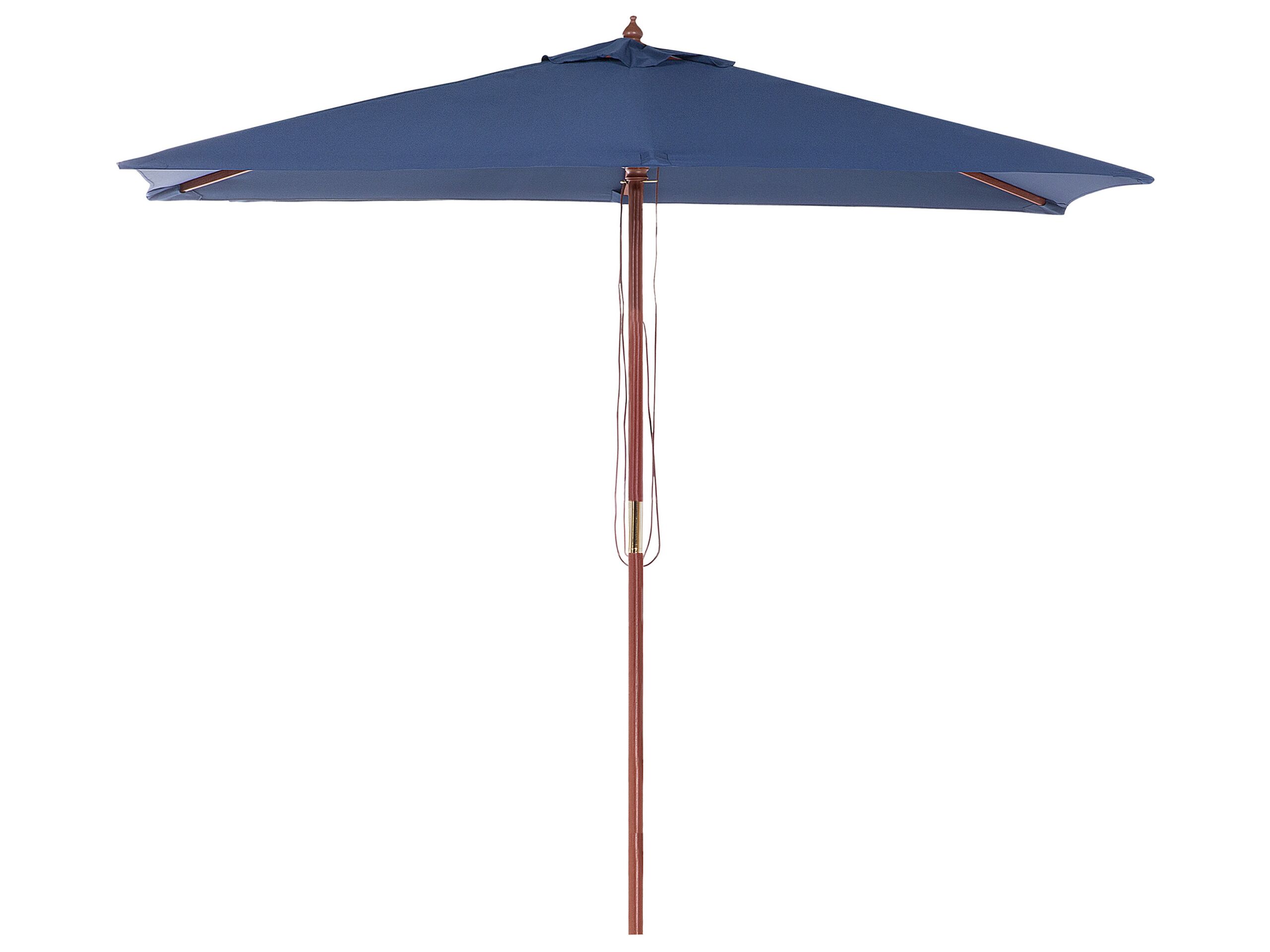Garden Market Parasol 1.44 x 1.95 m Blue FLAMENCO - Gemini Interiors
