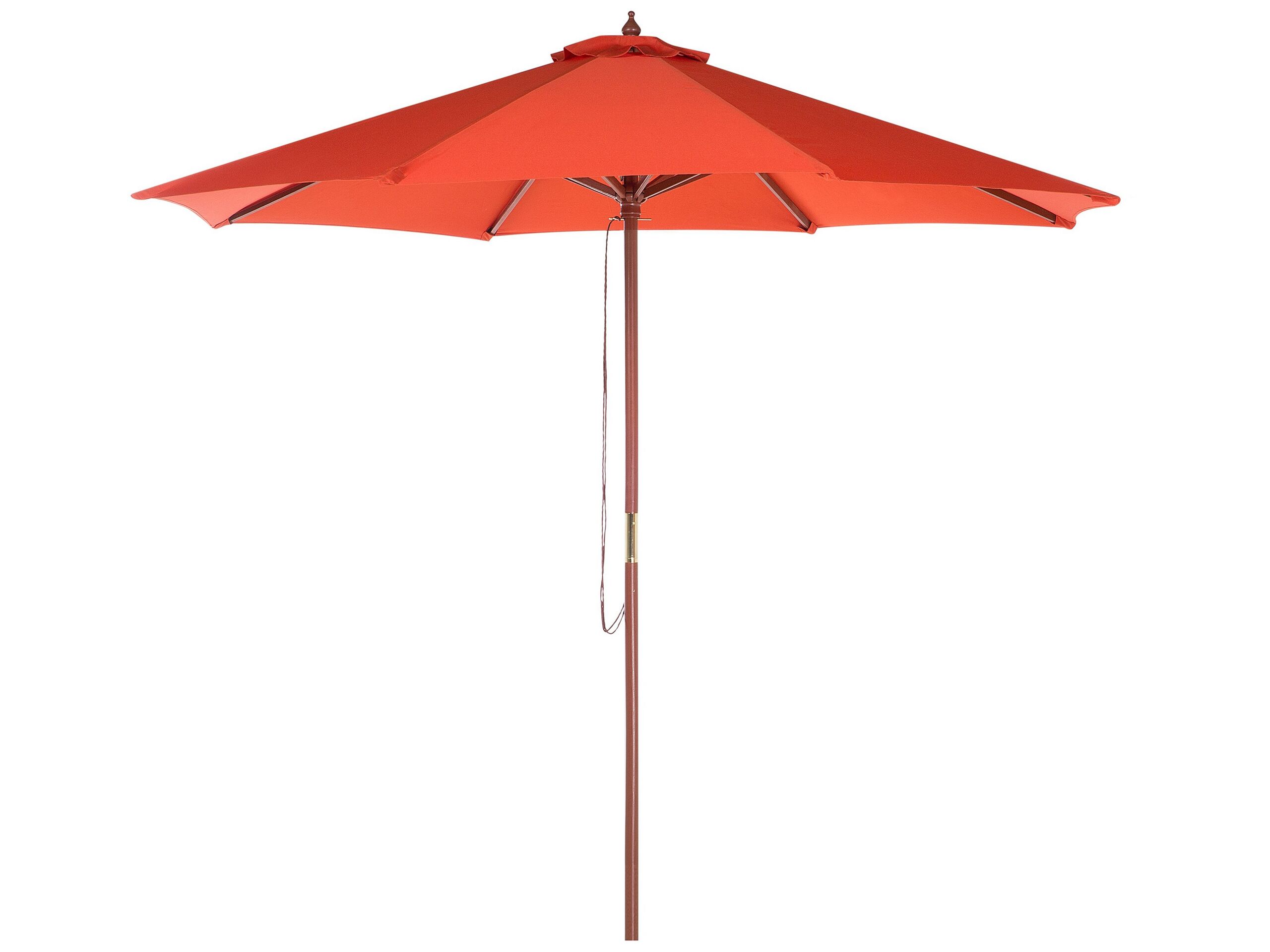 Garden Parasol 2.7 m Red TOSCANA - Gemini Interiors