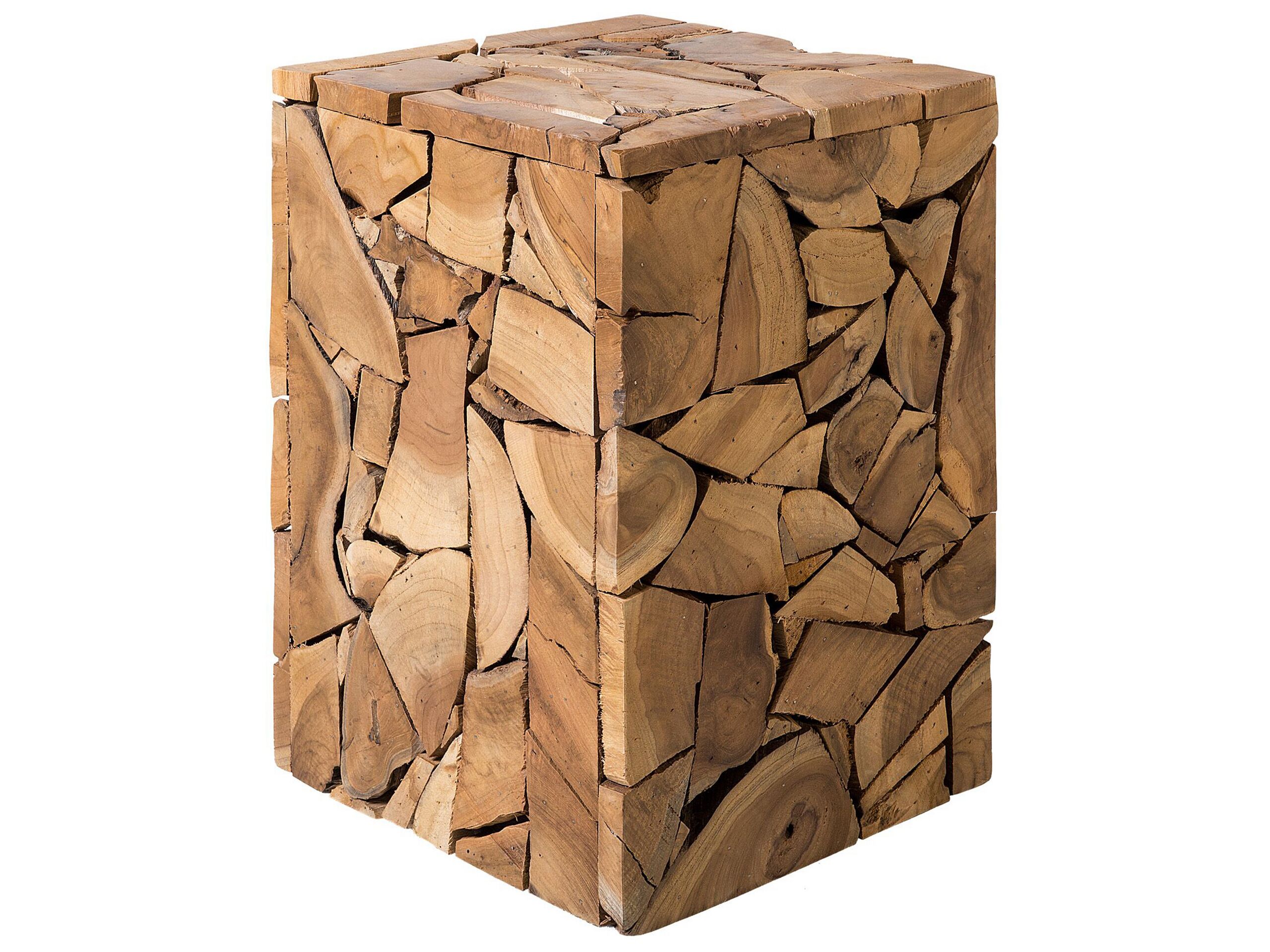 Teak Wood Side Table NELSON - Gemini Interiors